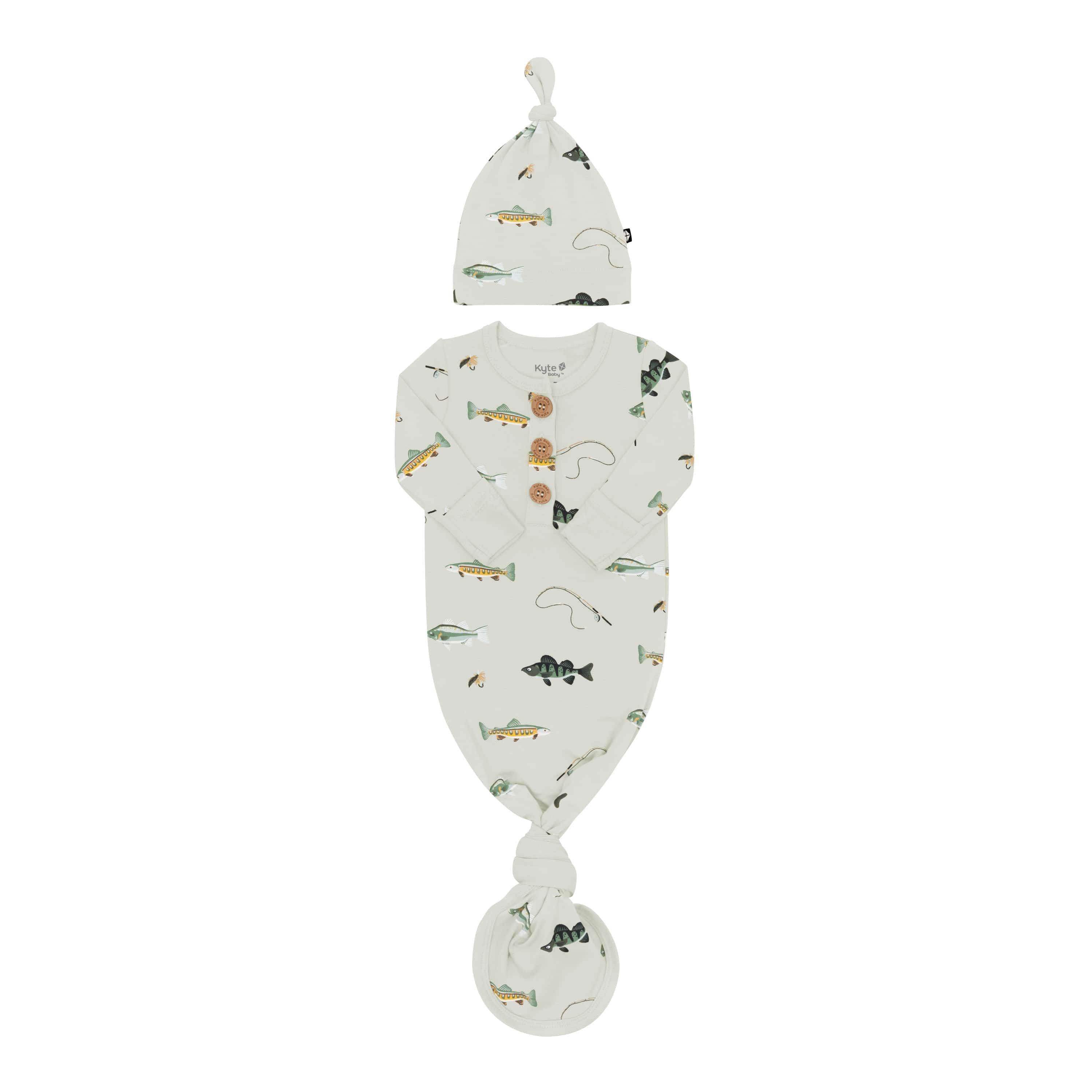 Knotted Gown with Hat Set in Fishing - Image 4