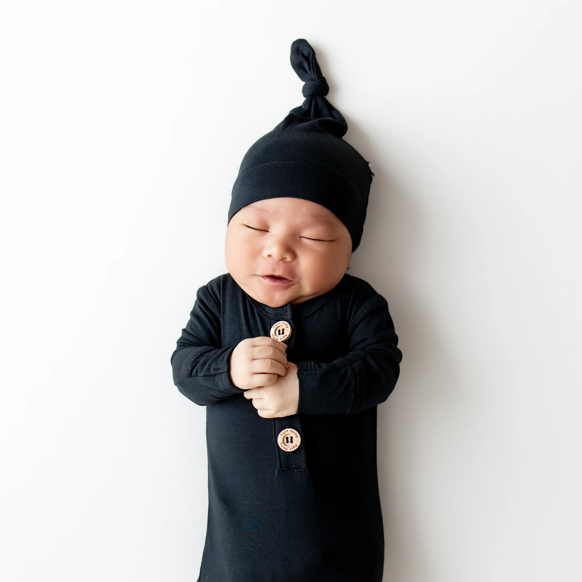 Knotted Gown with Hat Set in Midnight - Image 3