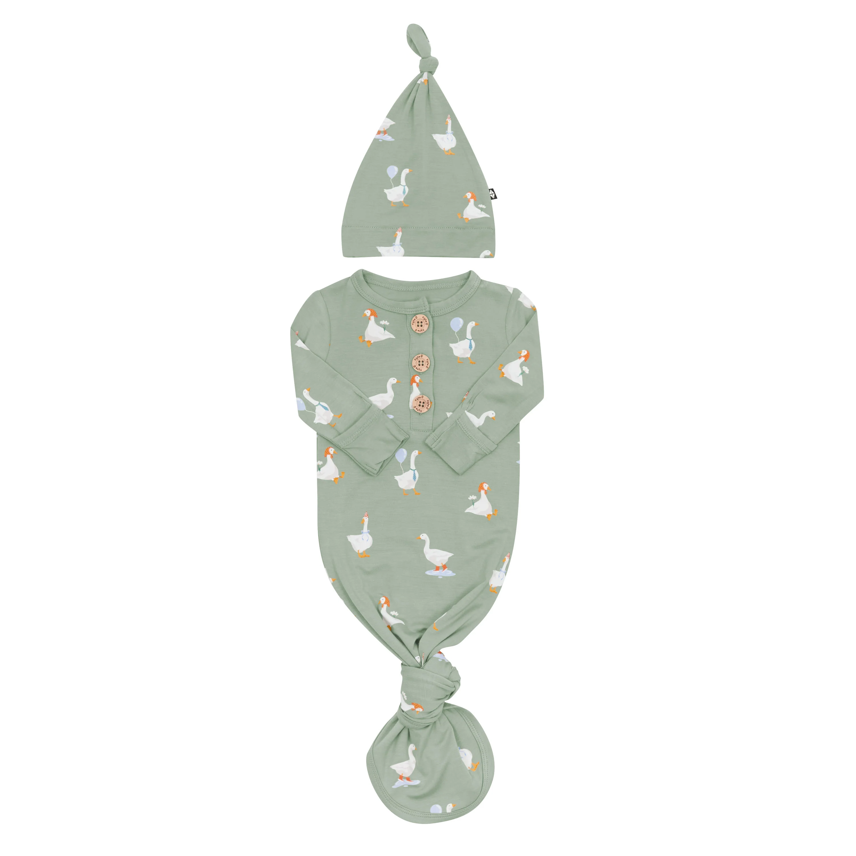 Knotted Gown with Hat Set in Silly Goose - Image 4