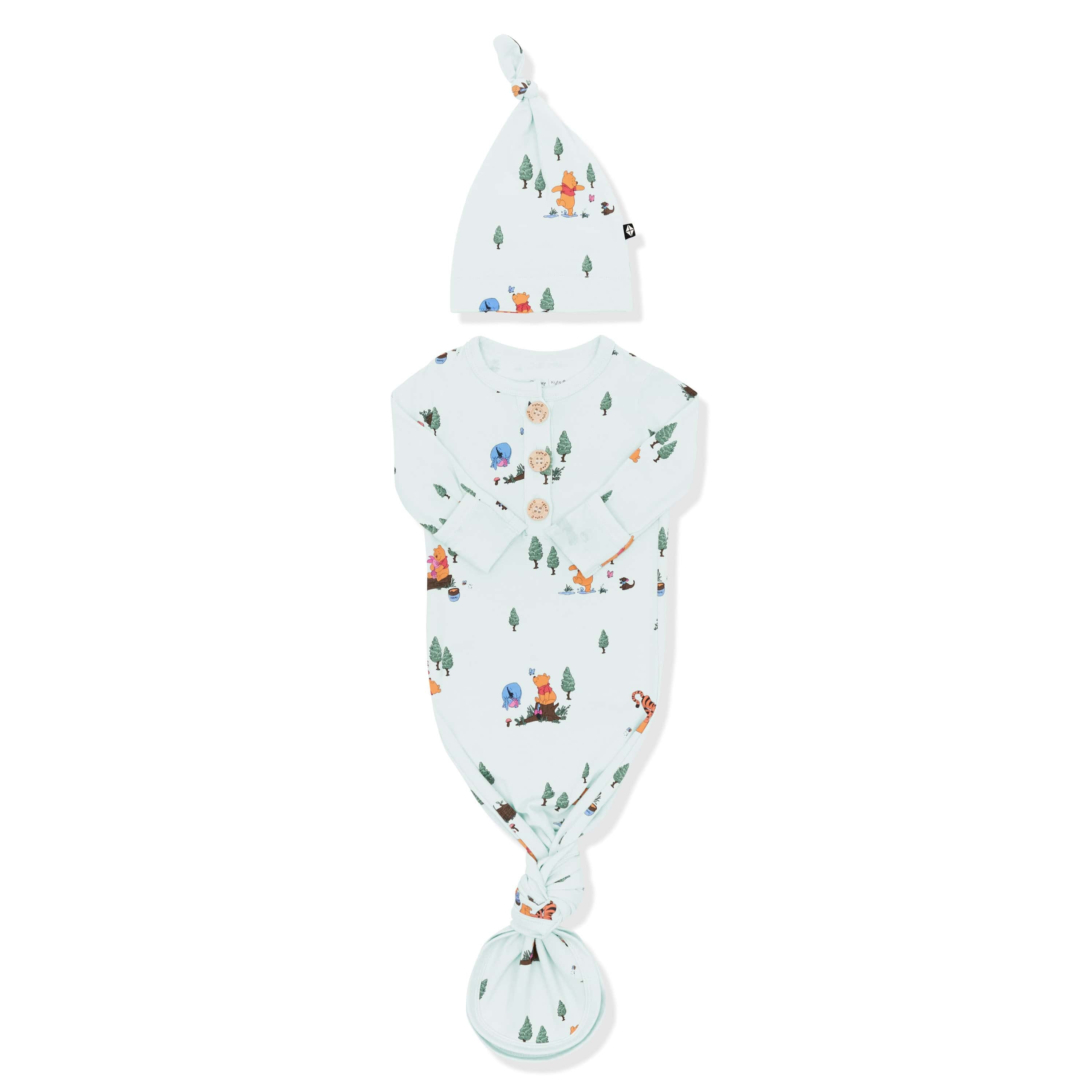 Knotted Gown with Hat Set in Winnie the Pooh Hundred Acre Wood - Image 5