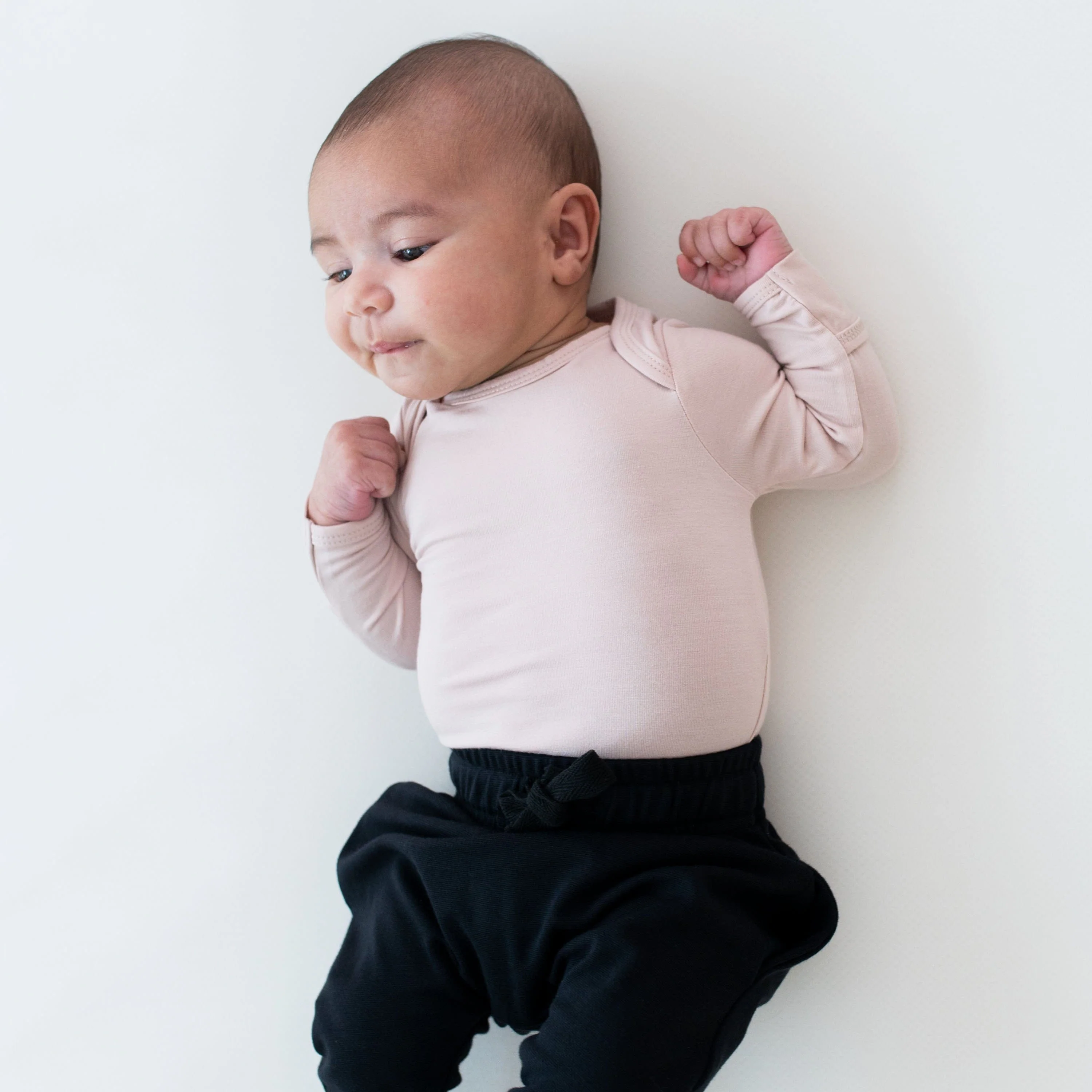 Long Sleeve Bodysuit in Blush - Image 3