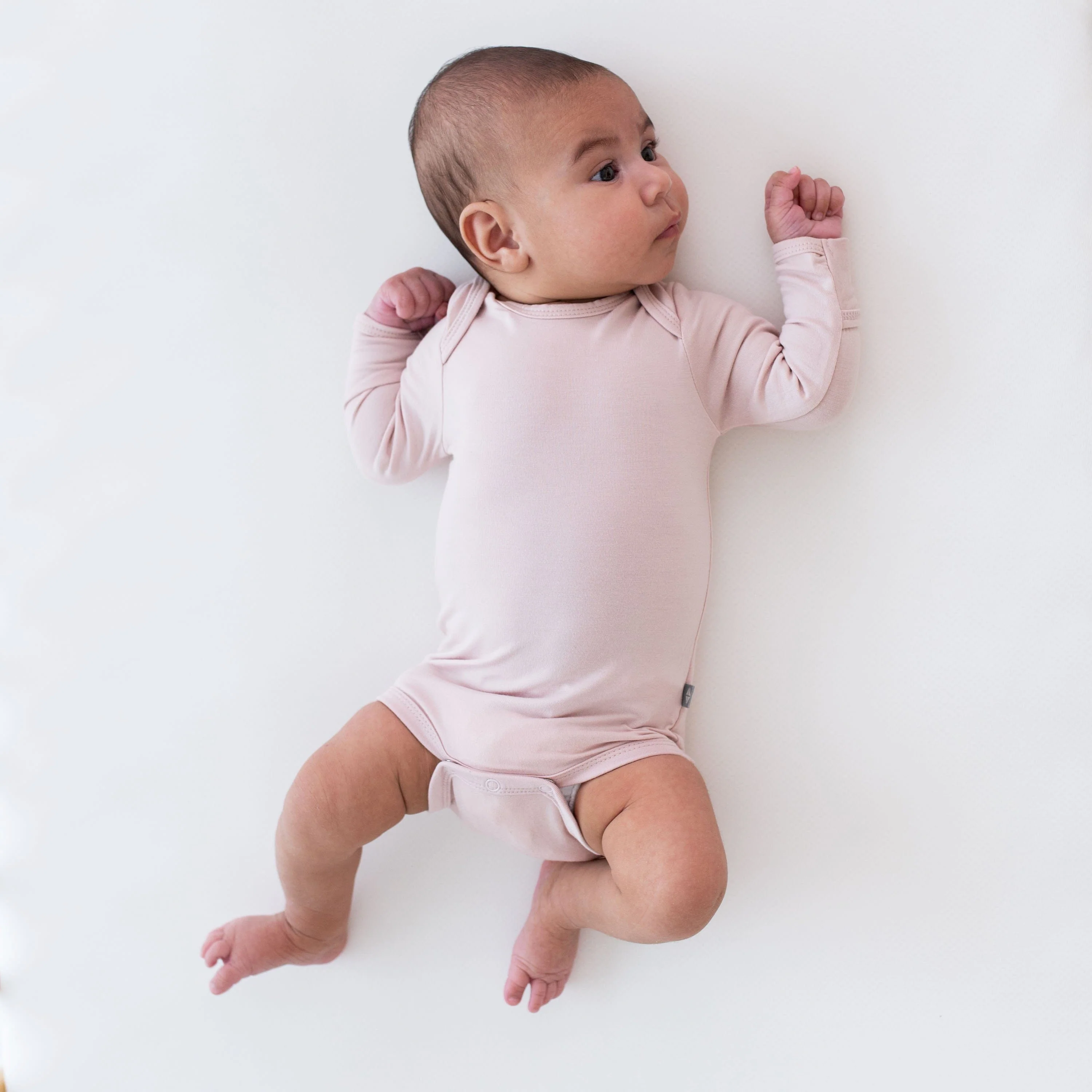 Long Sleeve Bodysuit in Blush - Image 5