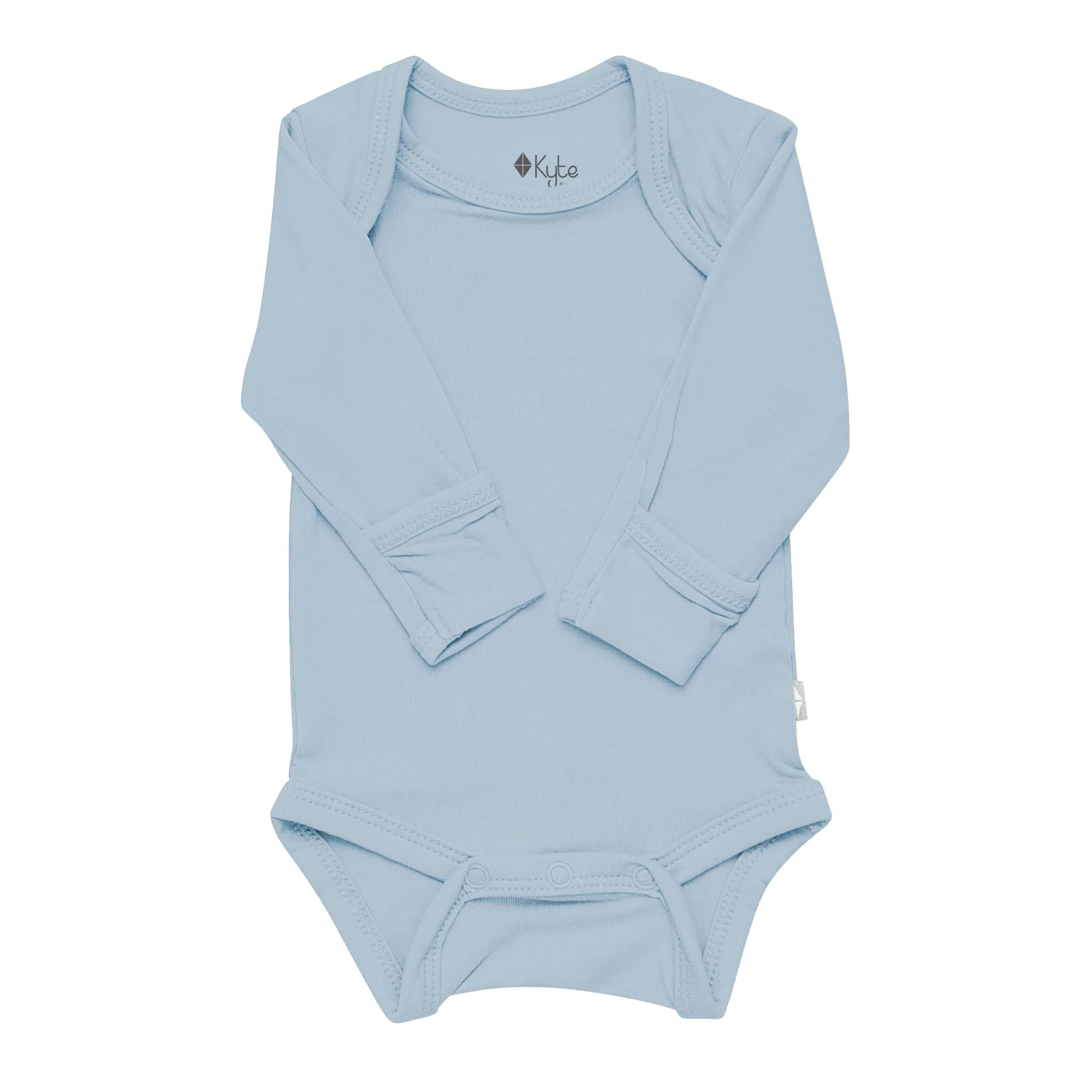 Long Sleeve Bodysuit in Fog - Image 4