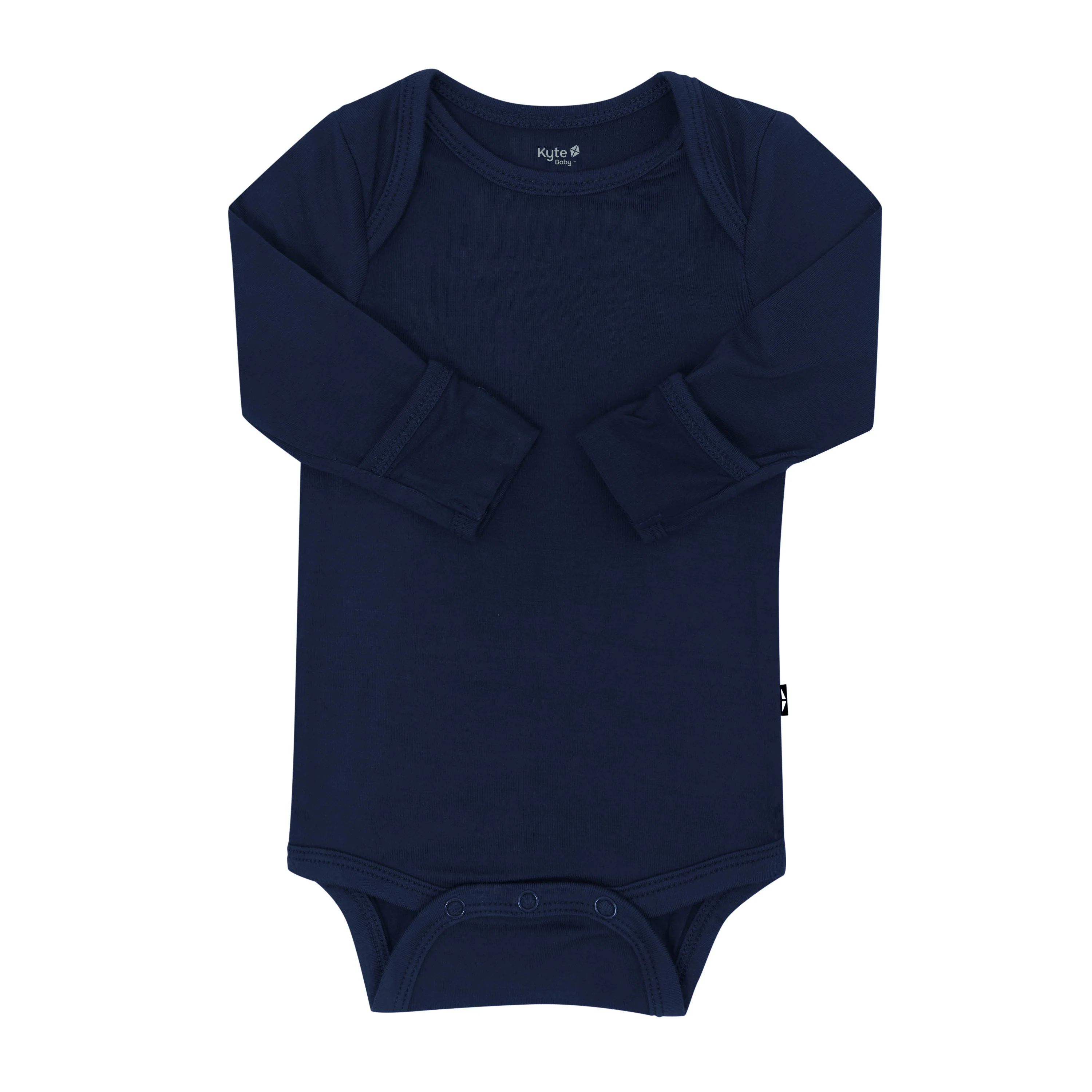 Long Sleeve Bodysuit in Navy - Image 5