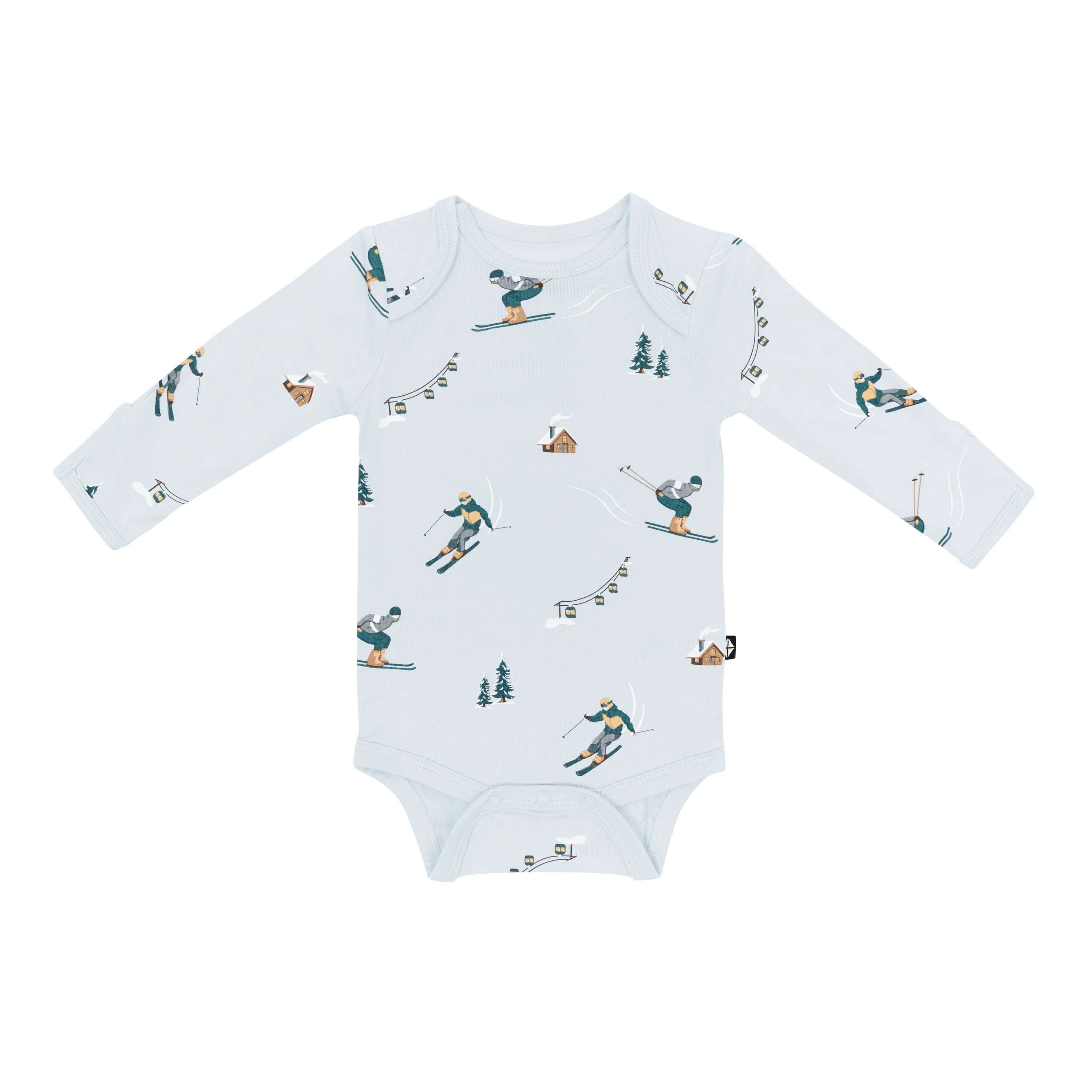 Long Sleeve Bodysuit in Ski - Image 2
