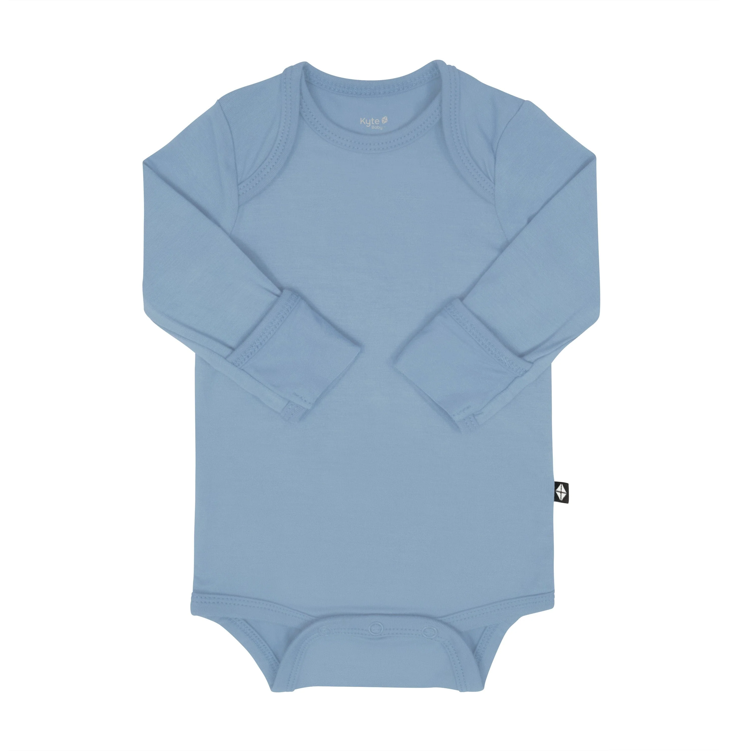 Long Sleeve Bodysuit in Slate - Image 5