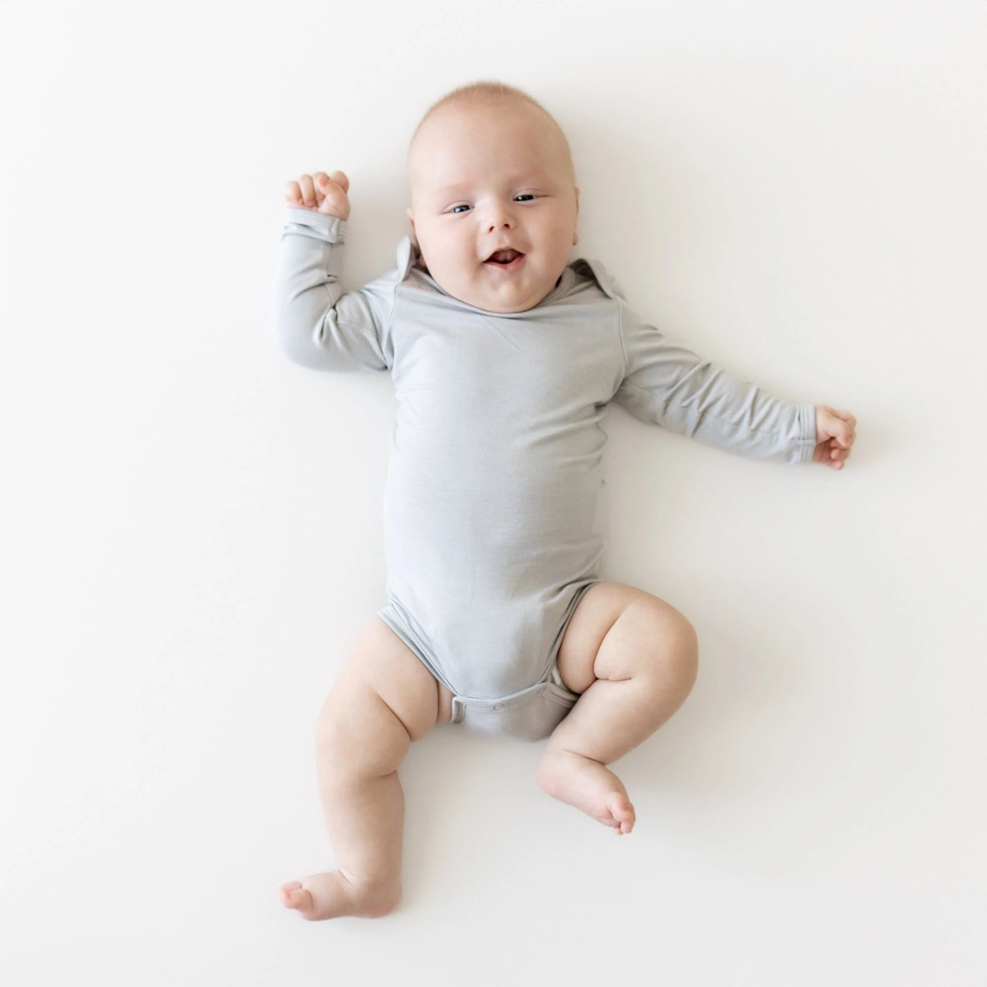 Long Sleeve Bodysuit in Storm - Image 3