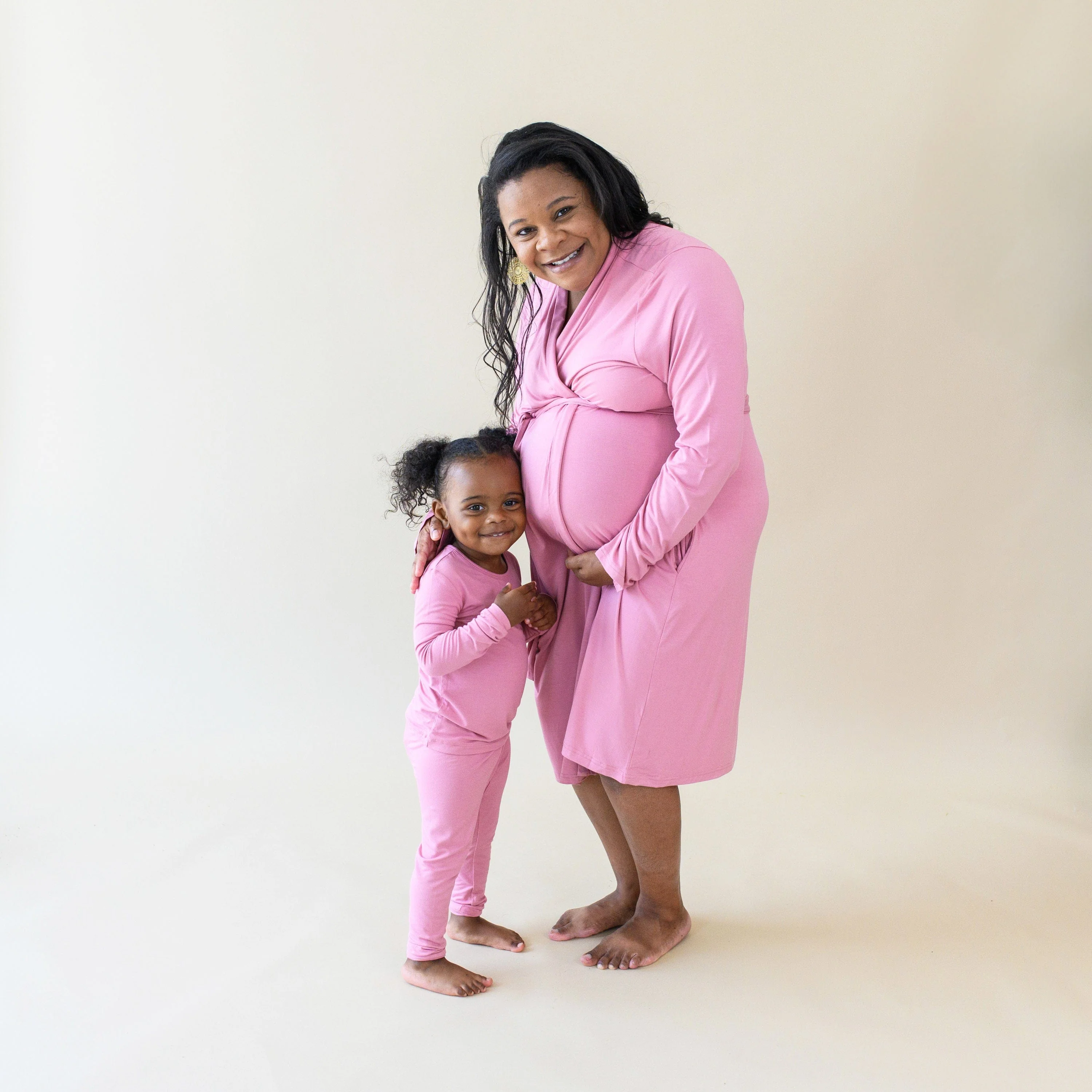 Long Sleeve Pajamas in Apple Blossom - Image 4