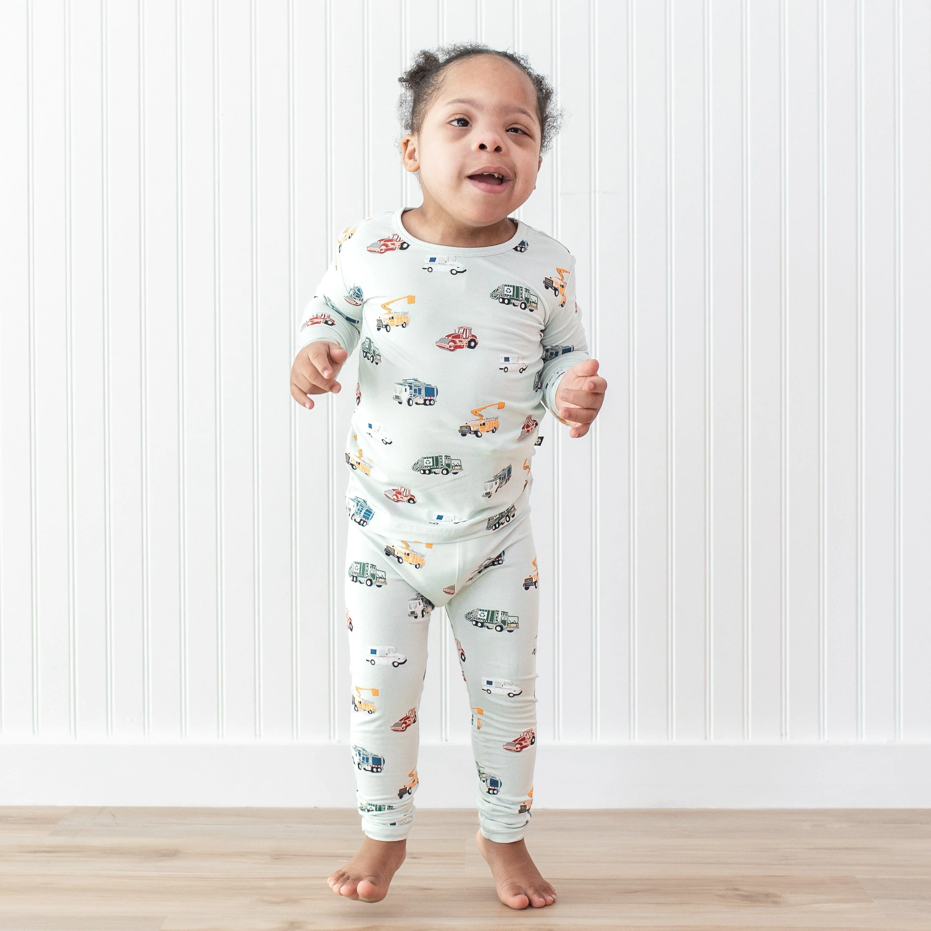 Long Sleeve Pajamas in City Vehicles - Image 4