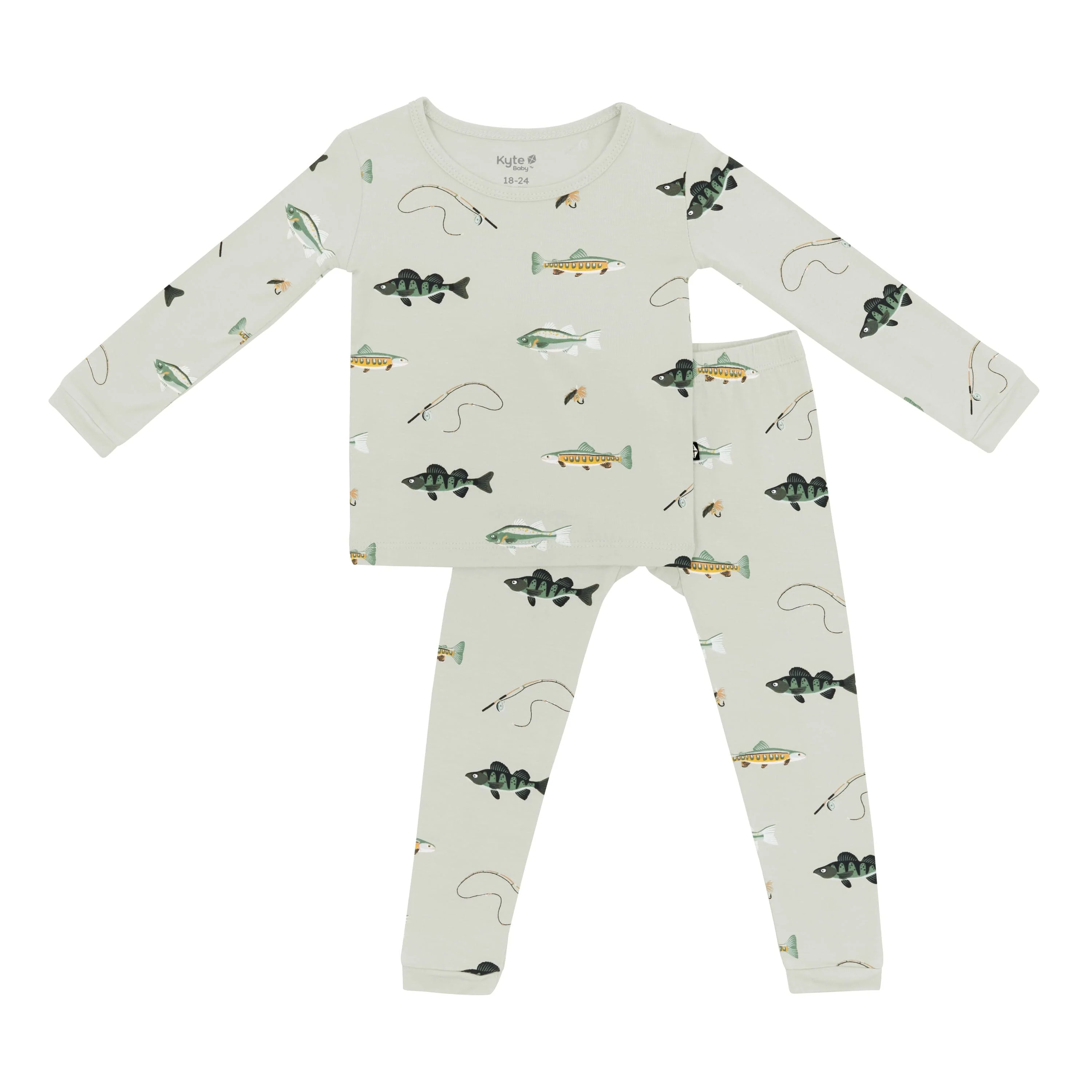 Long Sleeve Pajamas in Fishing - Image 2