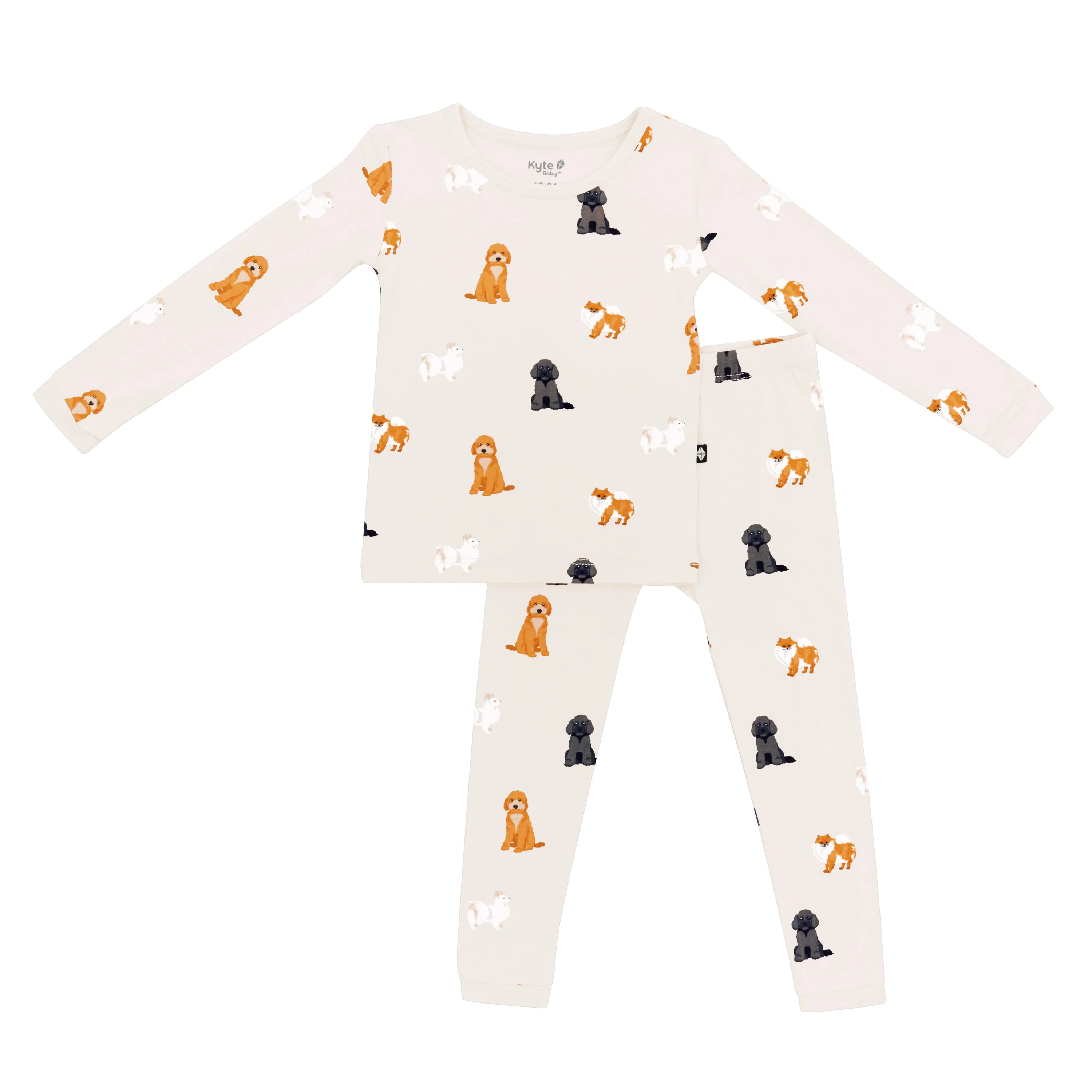 Long Sleeve Pajamas in Fluffy Dog - Image 2