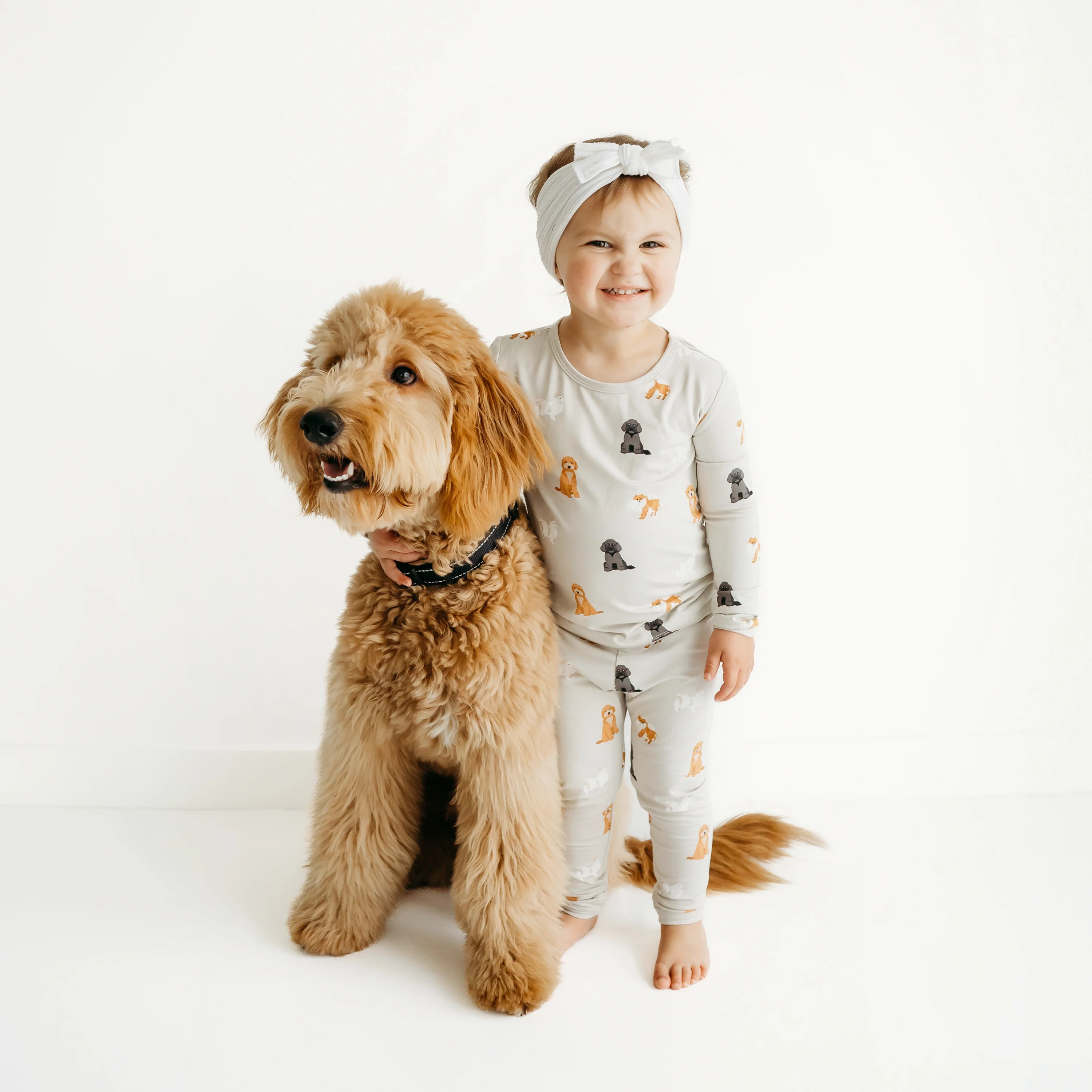 Long Sleeve Pajamas in Fluffy Dog - Image 6