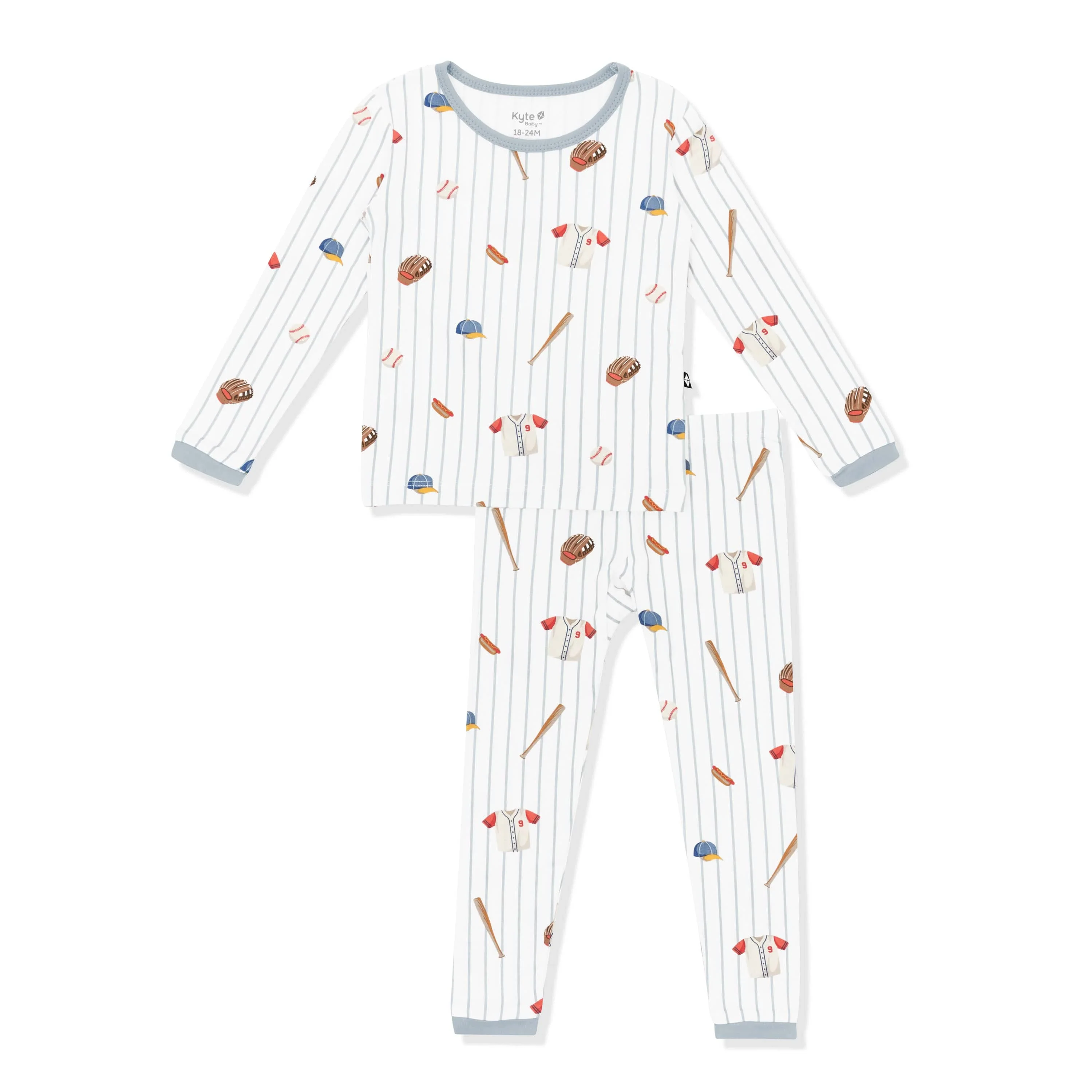 Long Sleeve Pajamas in Home Run - Image 2