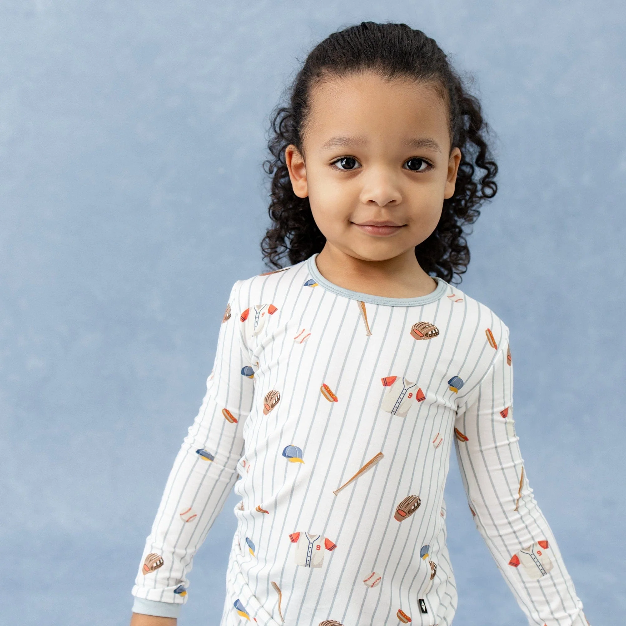 Long Sleeve Pajamas in Home Run - Image 4