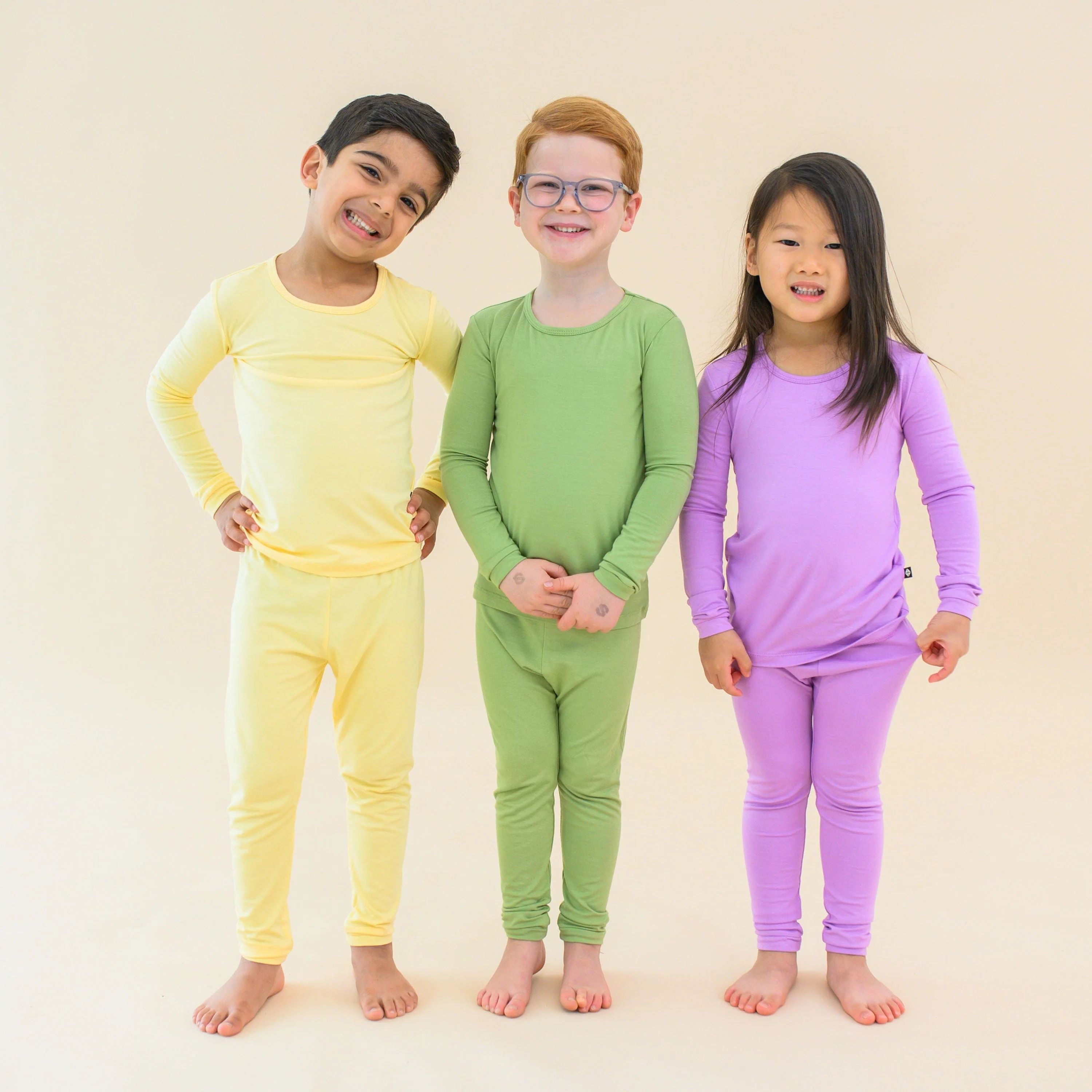 Long Sleeve Pajamas in Poi - Image 3
