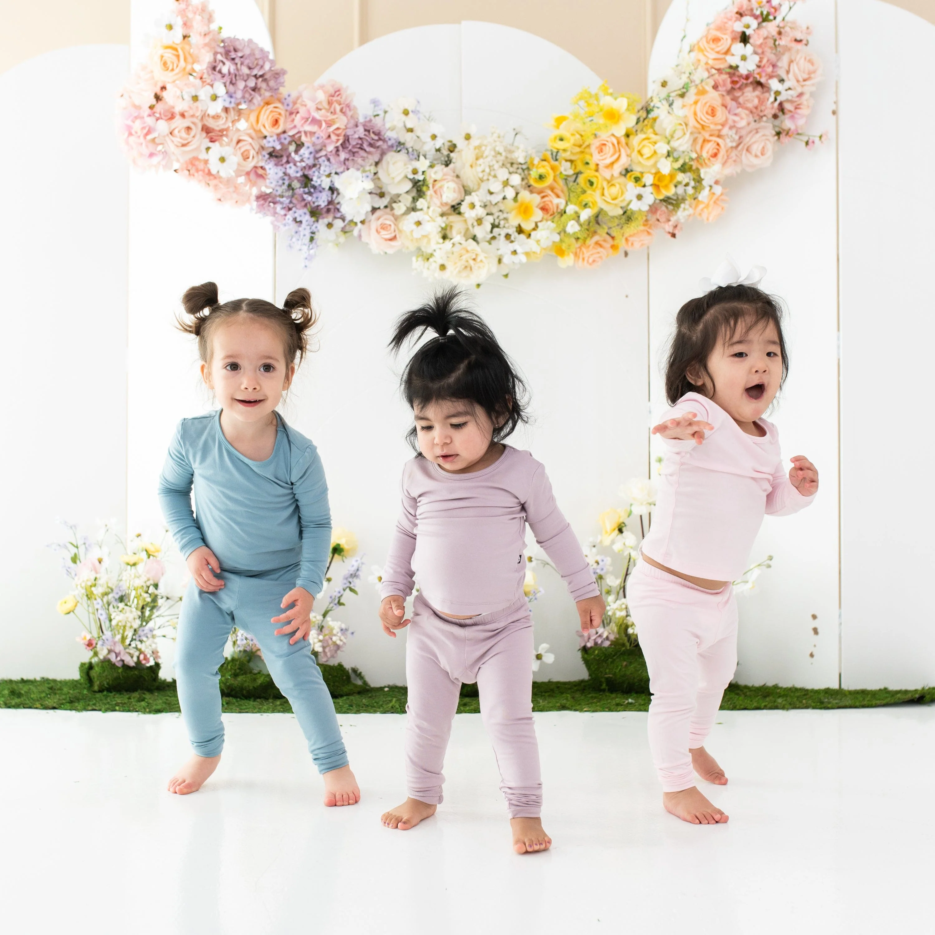 Long Sleeve Pajamas in Sakura - Image 4