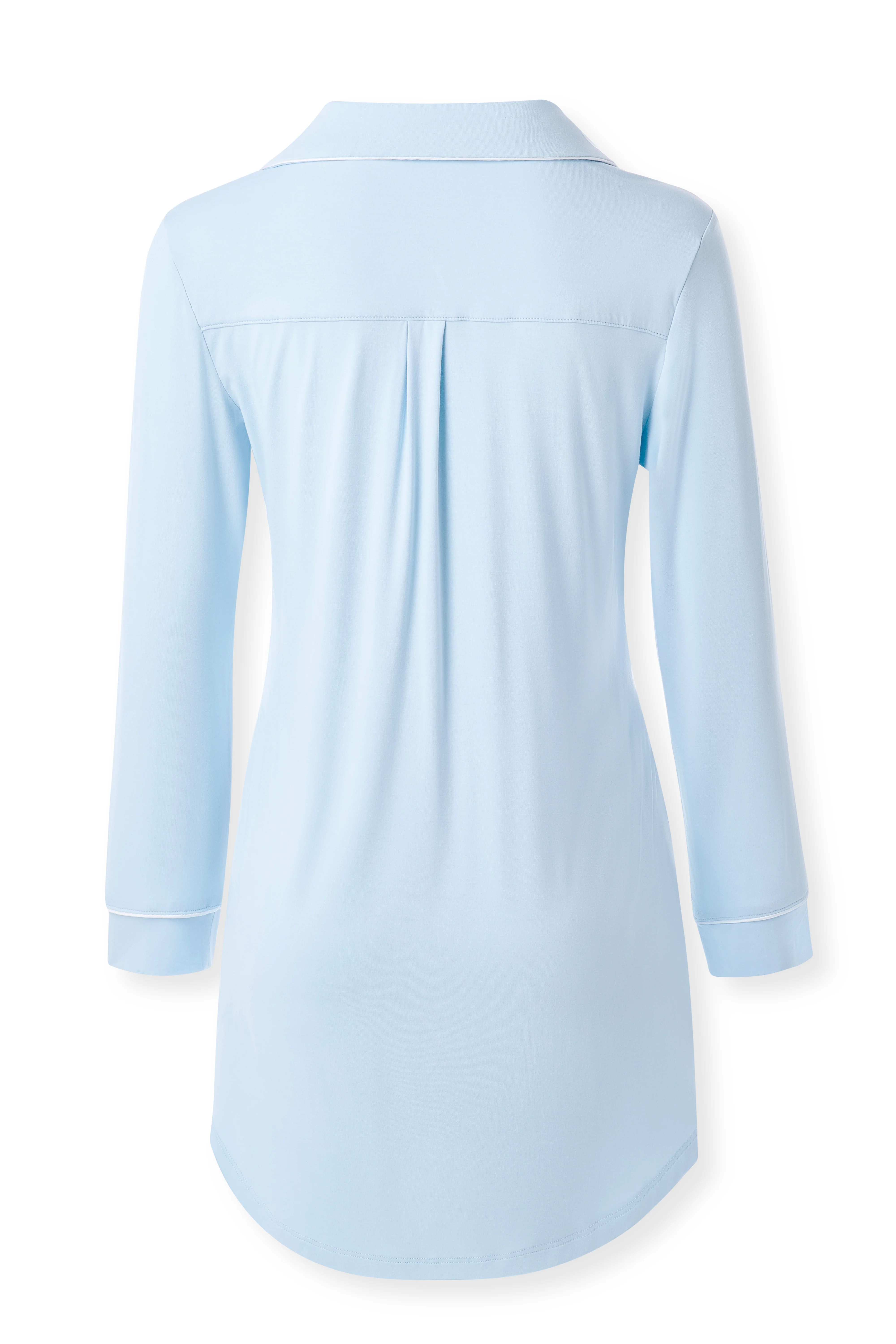 Long Sleeve Women’s Nightshirt in Breeze - Image 2
