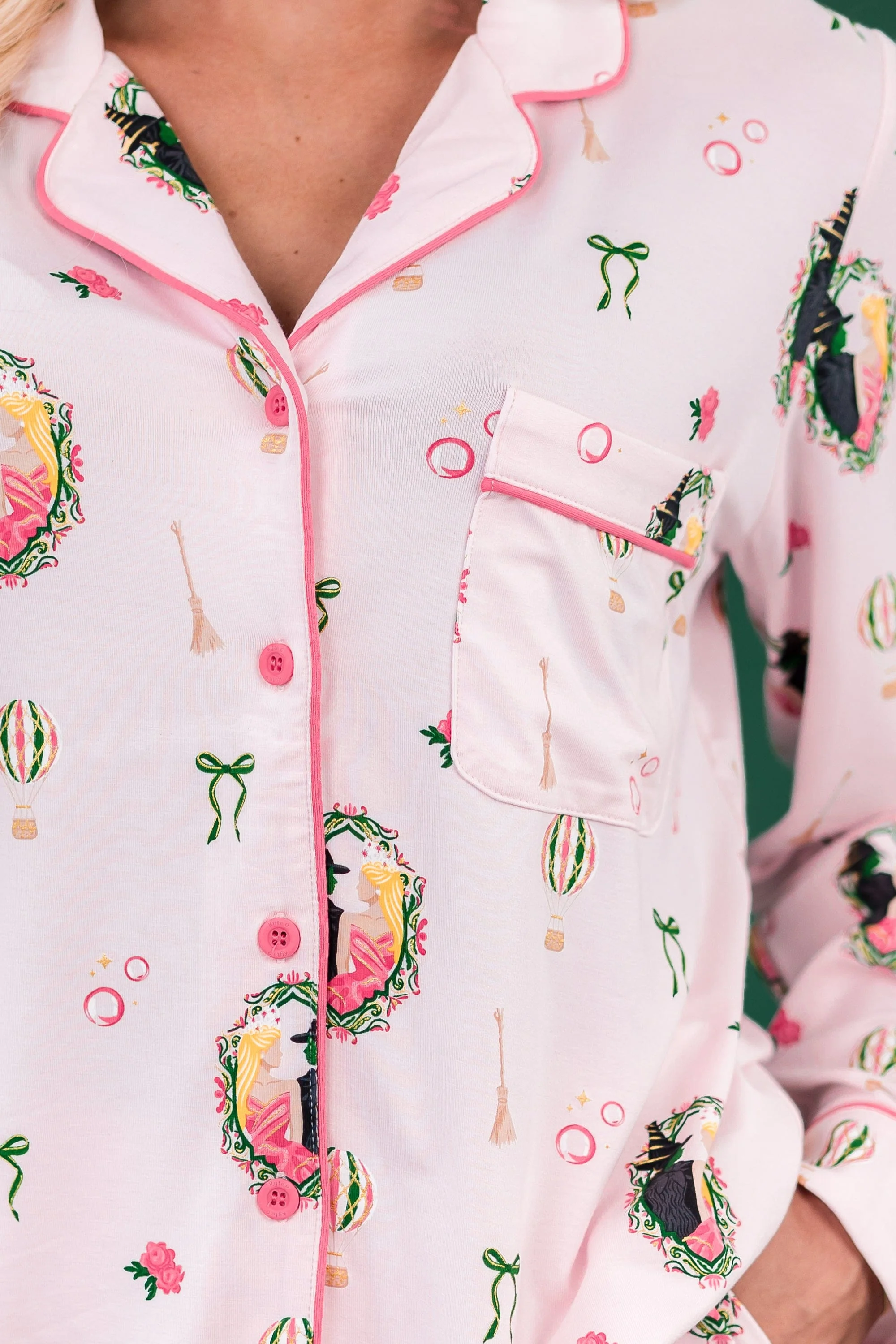Long-Sleeved Women's Pajama Set in Wicked - Image 4