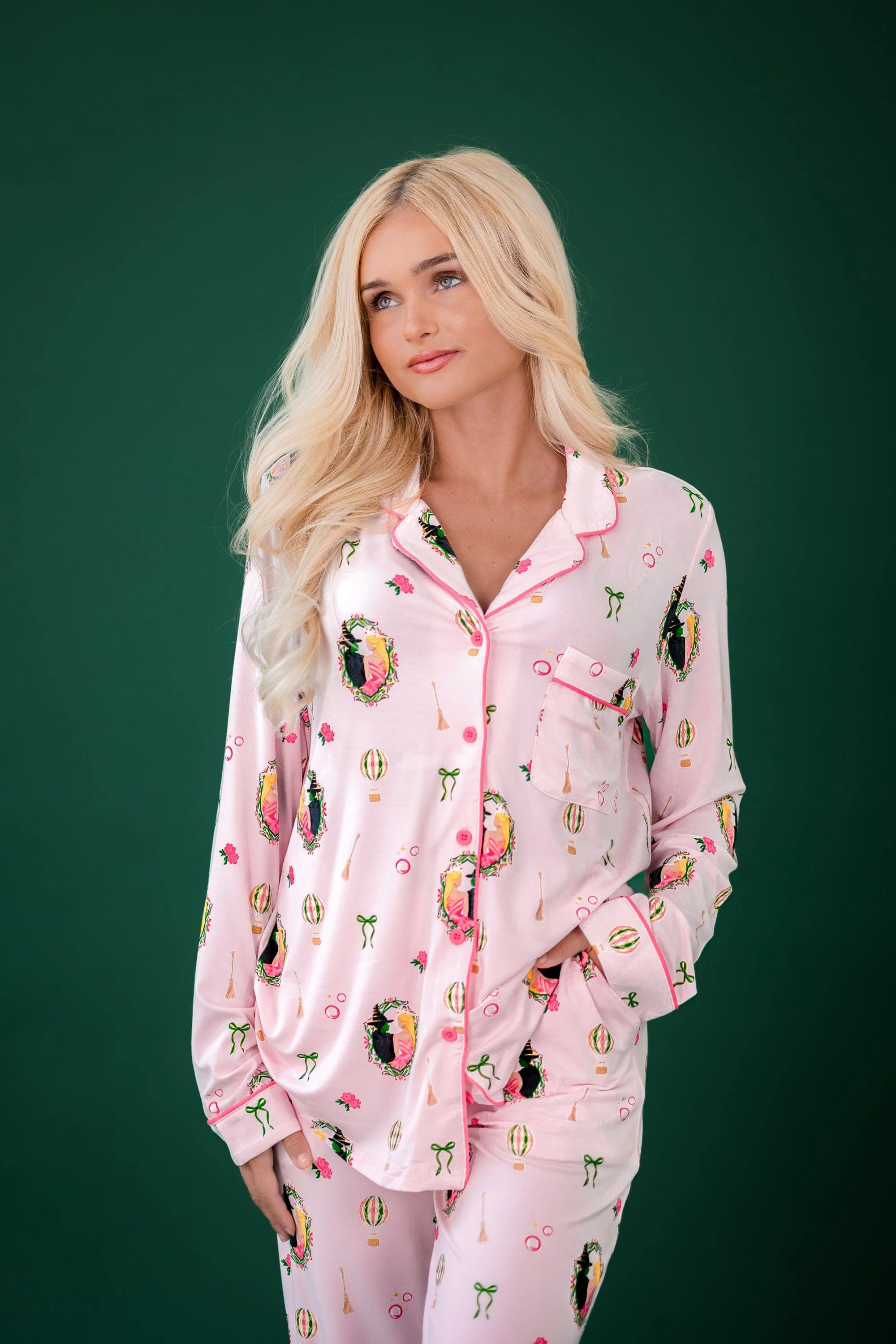 Long-Sleeved Women's Pajama Set in Wicked - Image 5