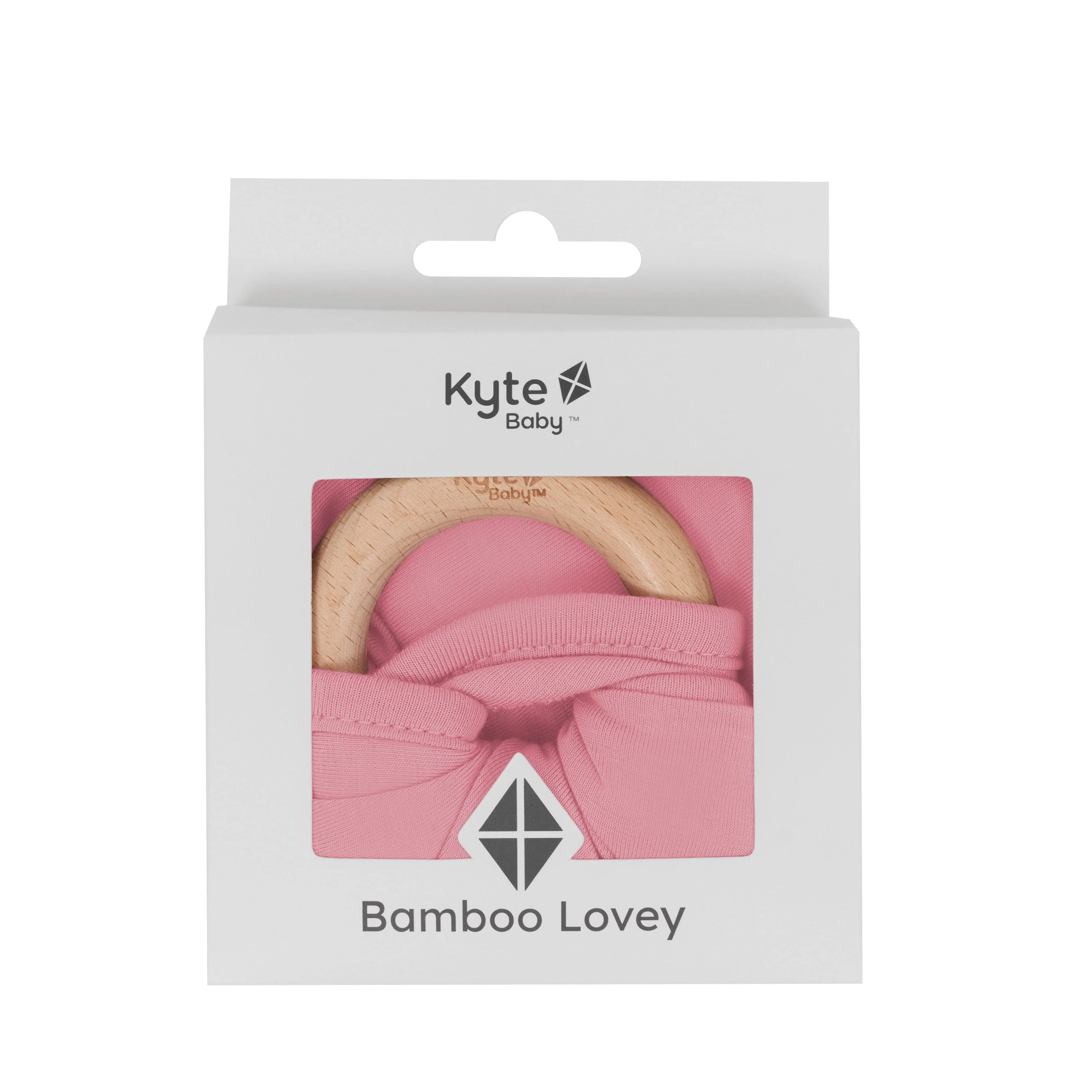 Lovey in Apple Blossom with Removable Teething Ring - Image 2