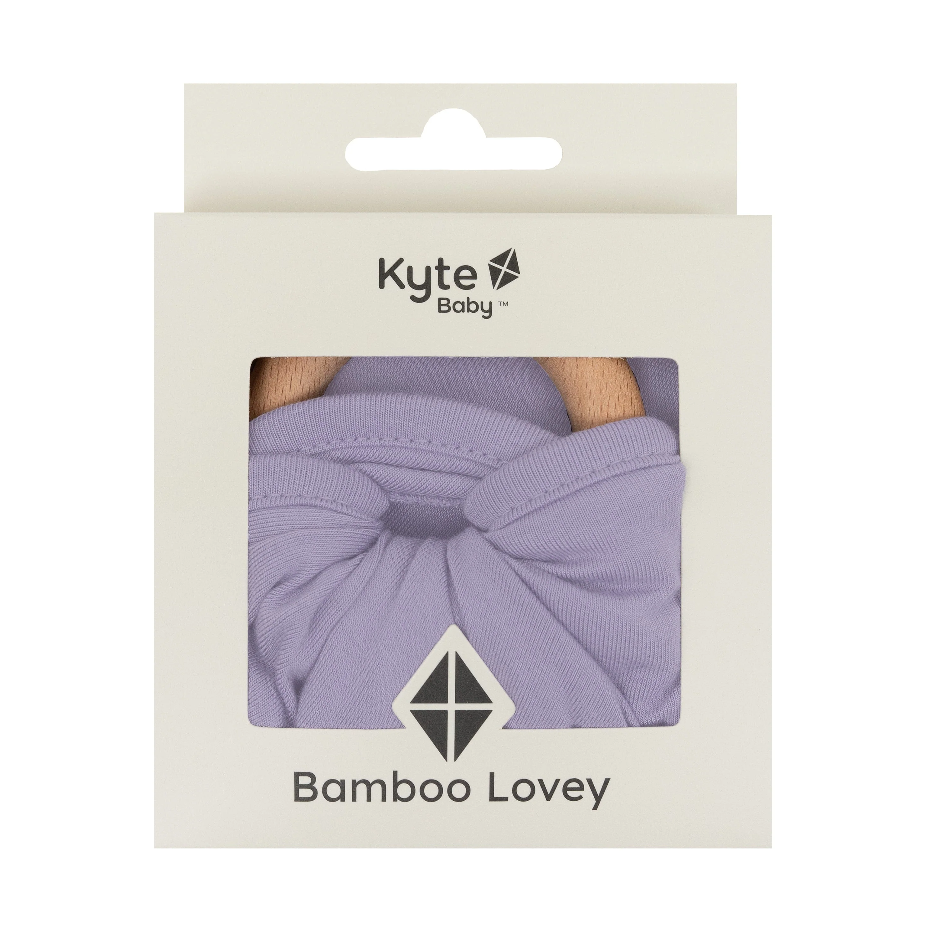 Lovey in Taro with Removable Teething Ring - Image 2