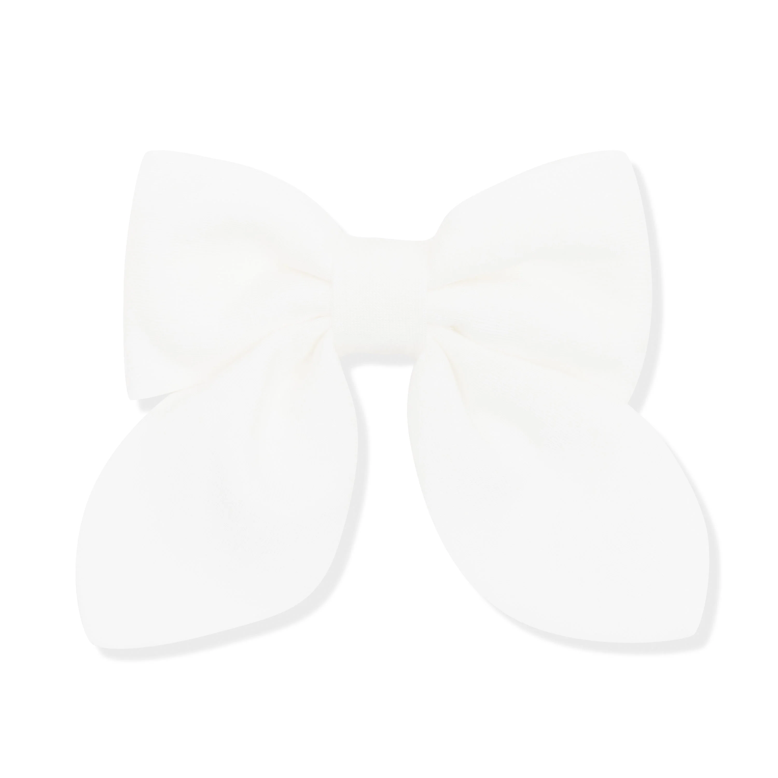 Medium Alligator Clip Bow in Cloud - Image 2