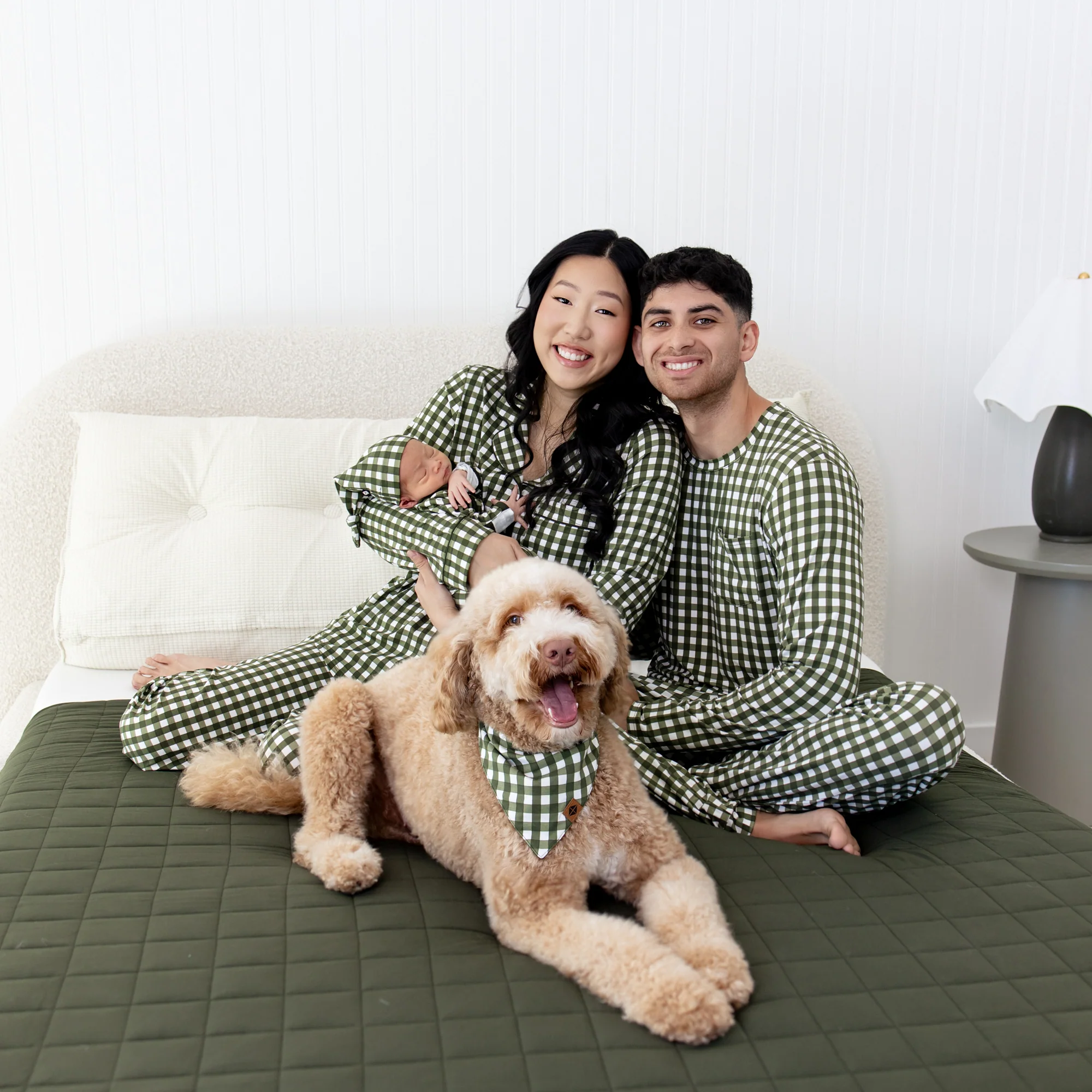 Men's Jogger Set in Gingham Fir - Image 3