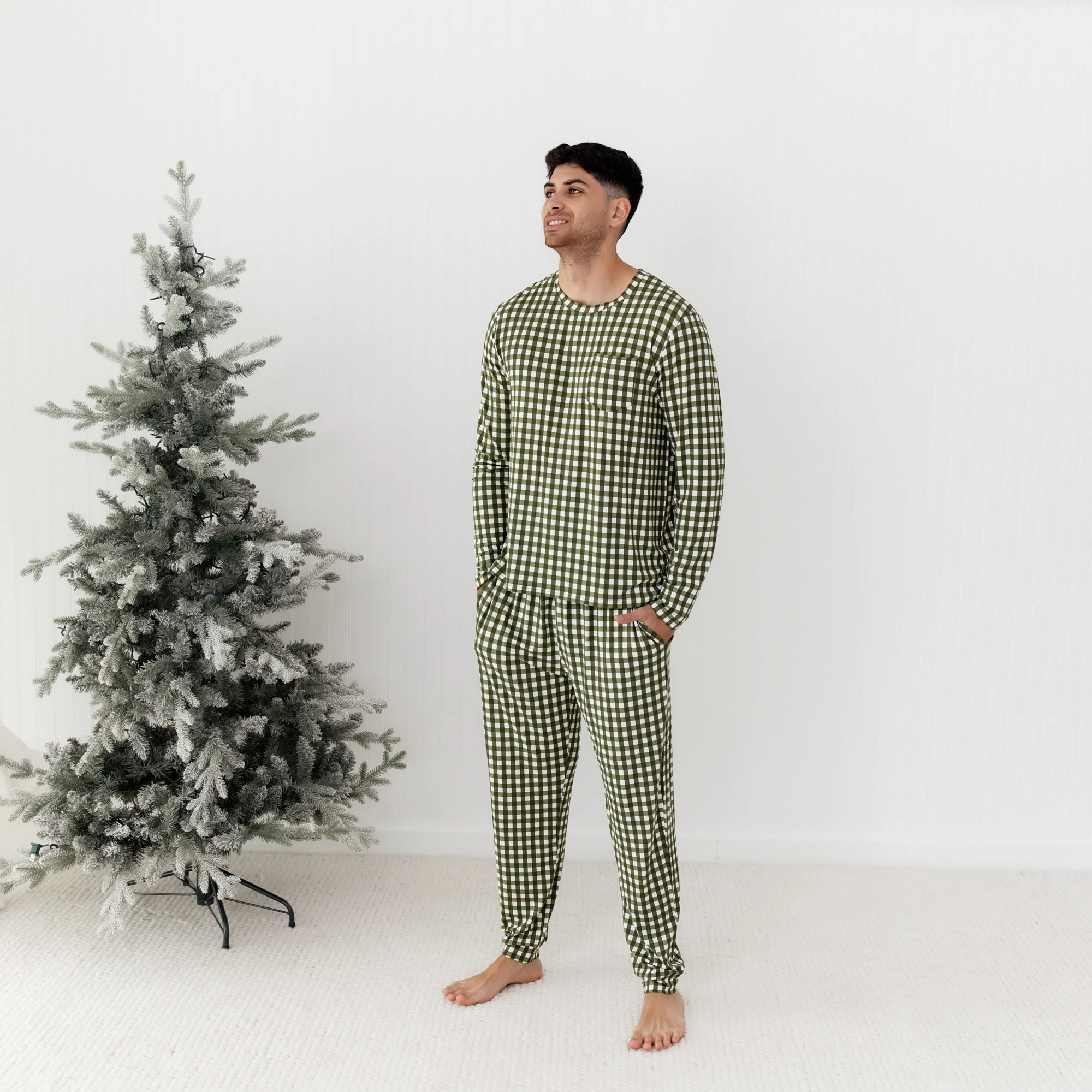 Men's Jogger Set in Gingham Fir - Image 6