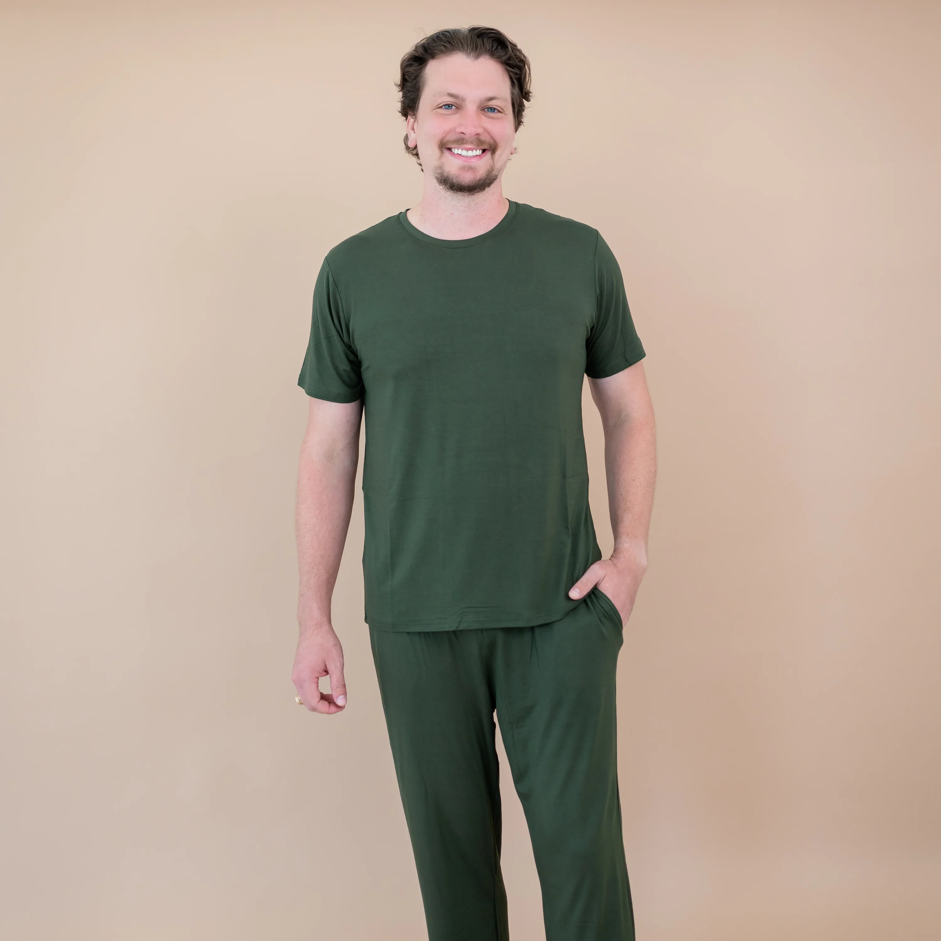 Men's Lounge Pants in Fir - Image 3