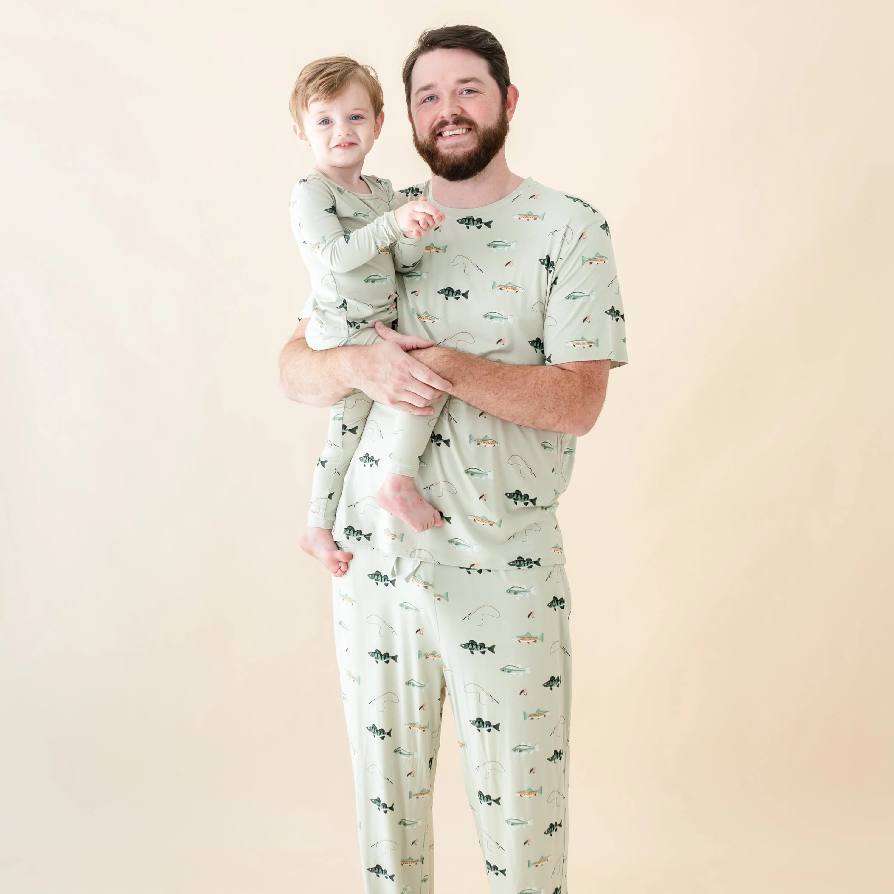 Men's Crew Neck Tee in Fishing - Image 2