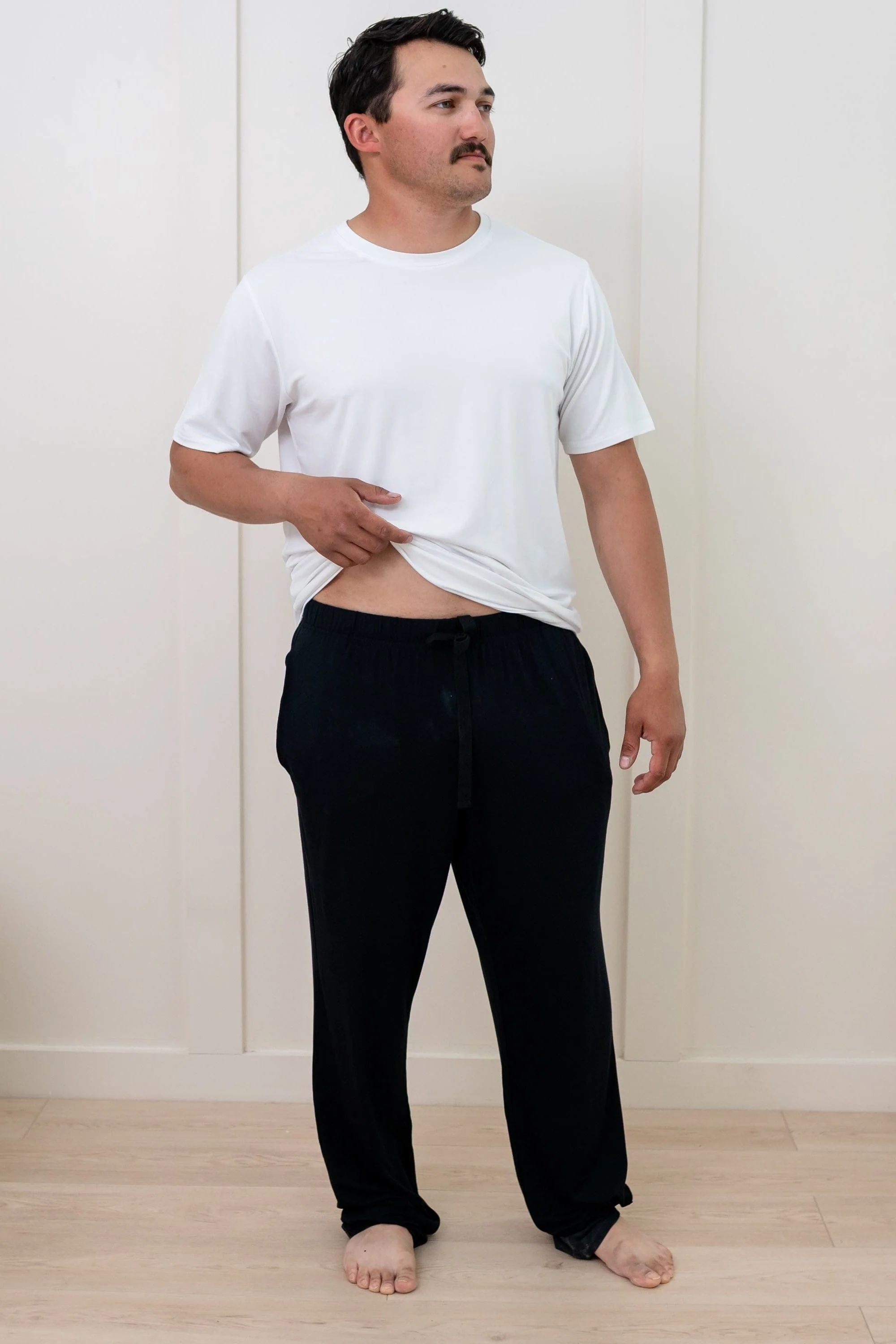 Men's Crew Neck Tee in Snow - Image 3
