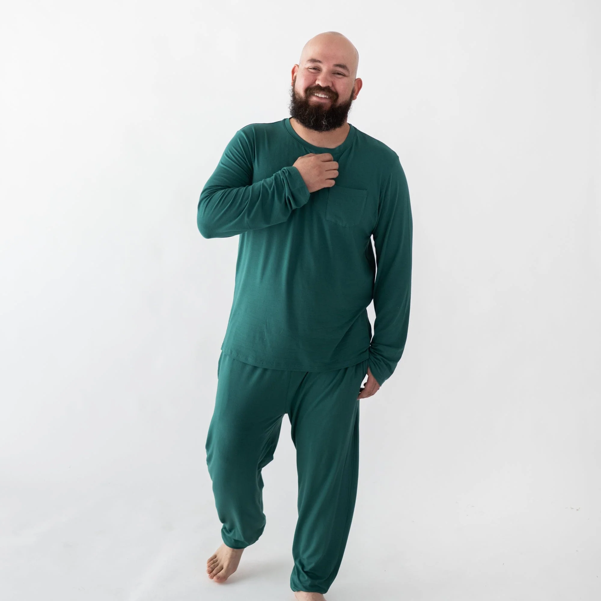 Men's Jogger Set in Emerald - Image 2
