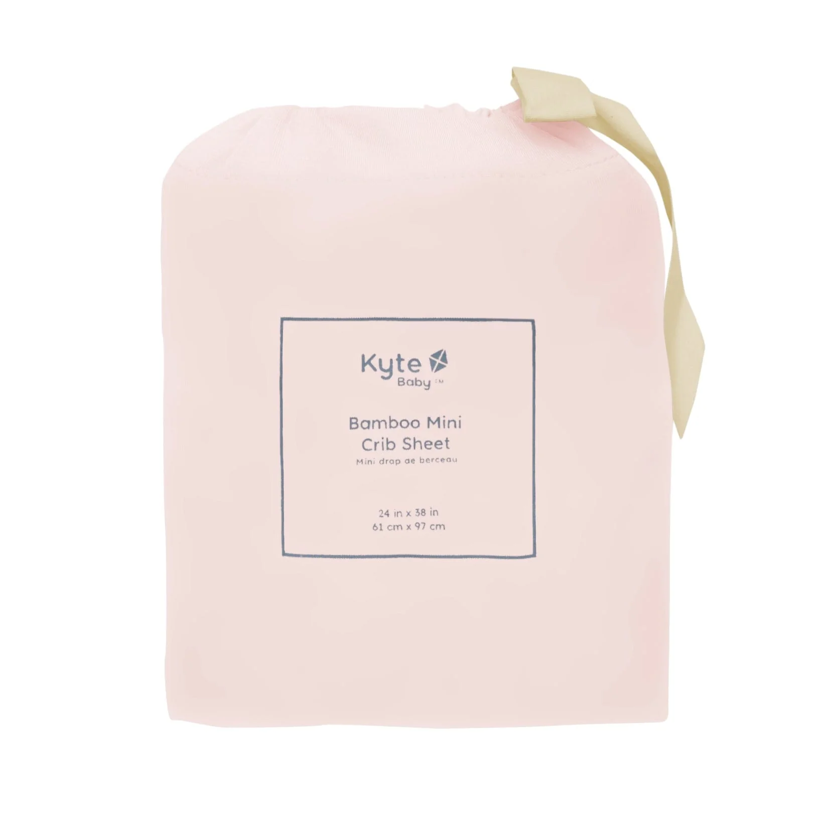Mini Crib Sheet in Blush - Image 4