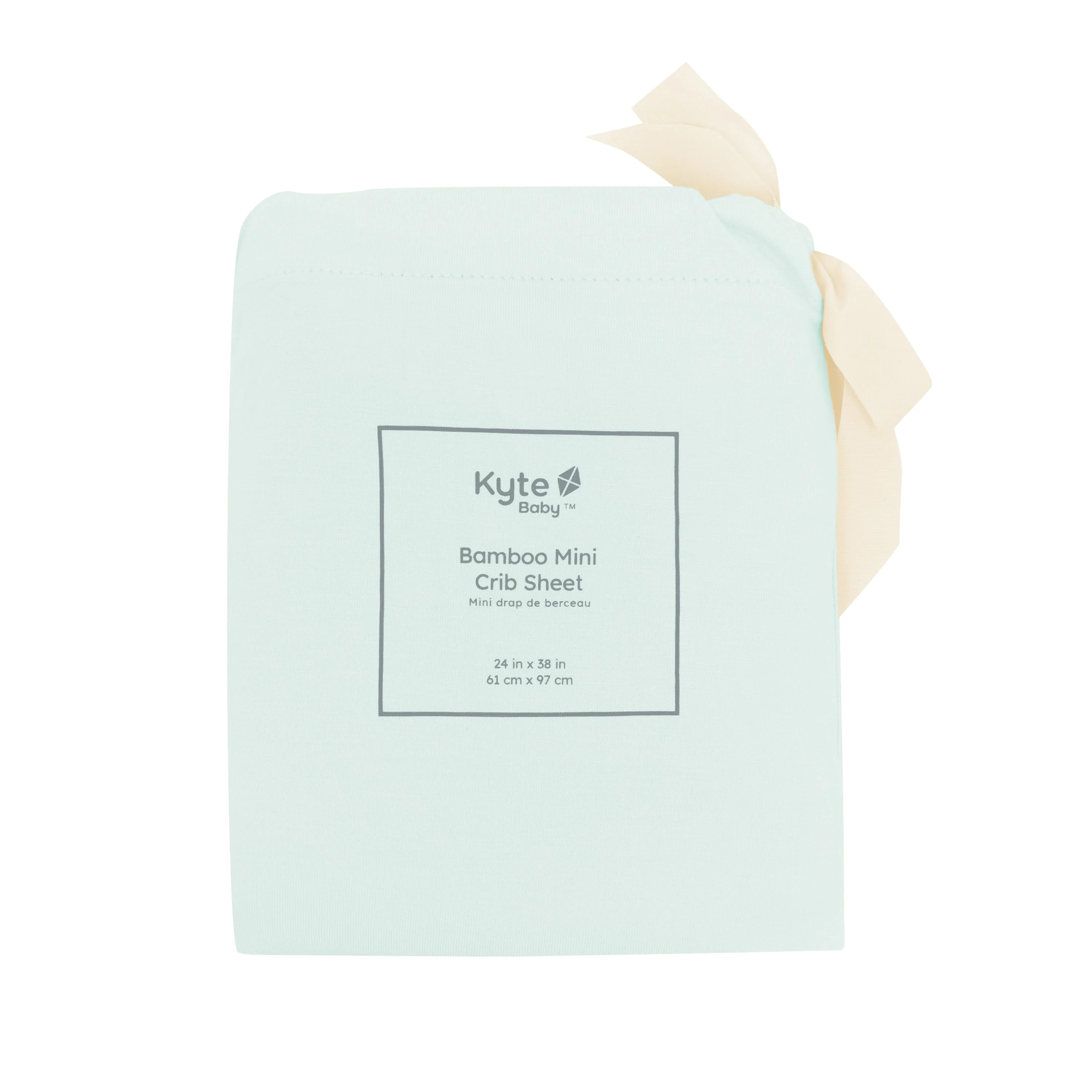 Mini Crib Sheet in Dew - Image 3