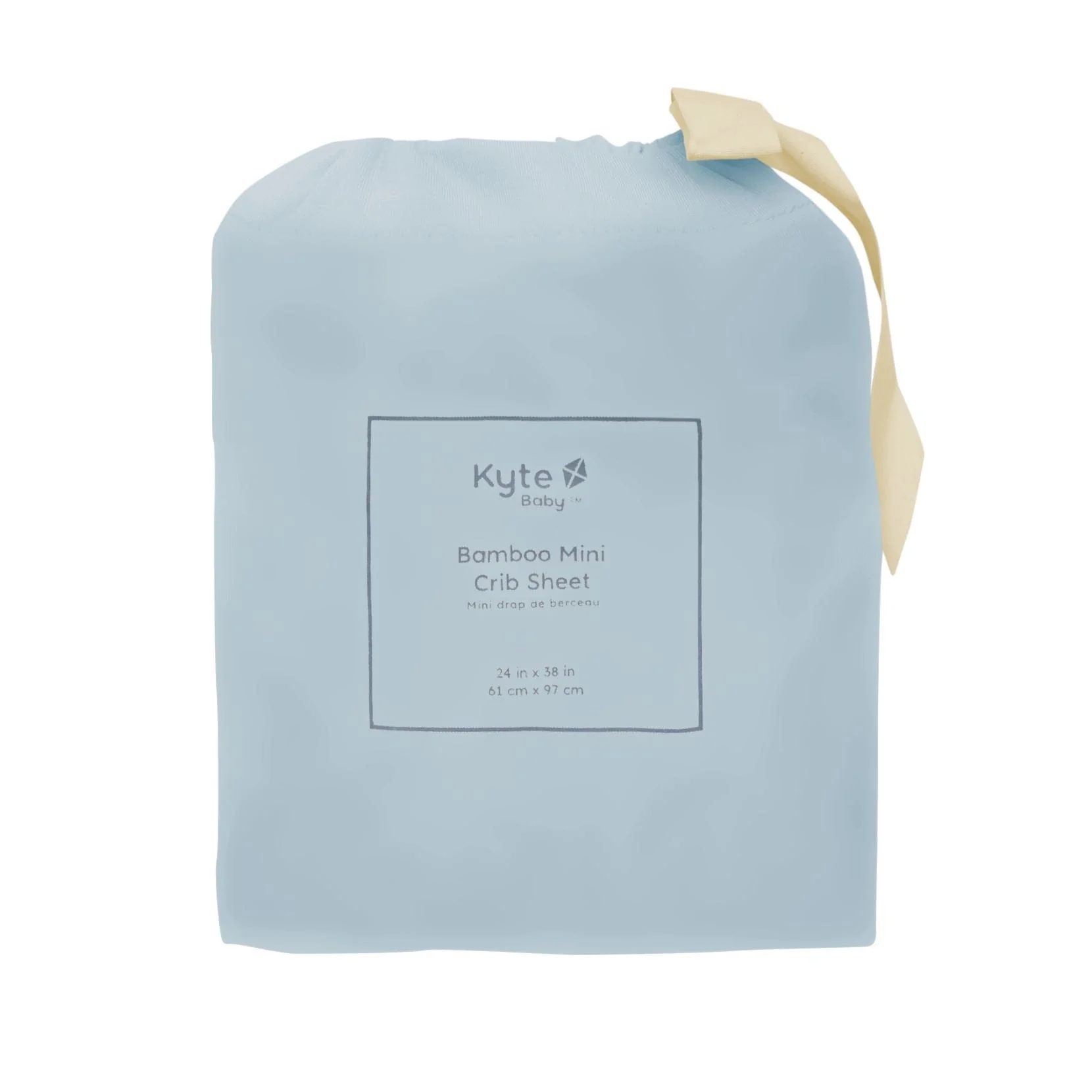 Mini Crib Sheet in Fog - Image 3