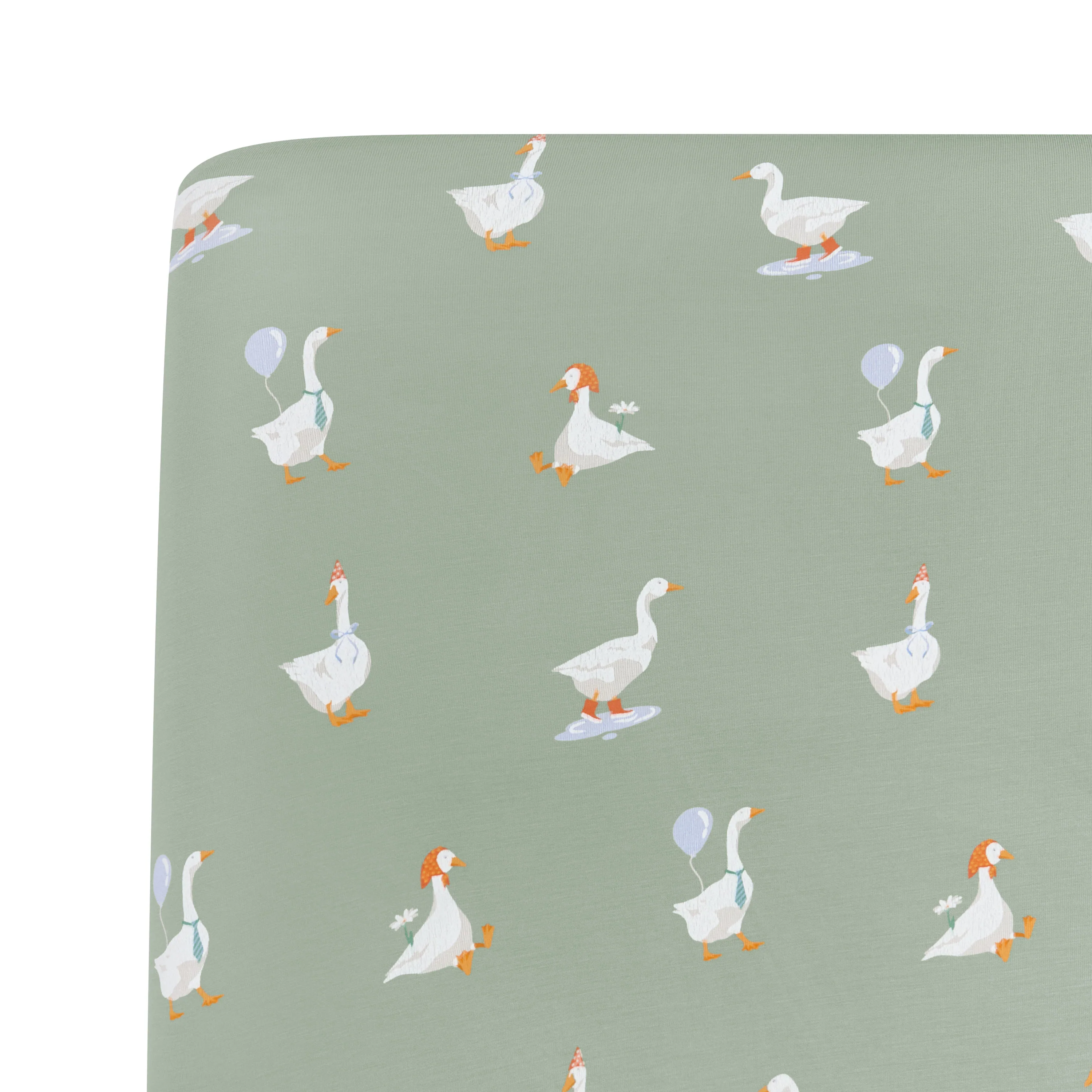 Mini Crib Sheet in Silly Goose - Image 2