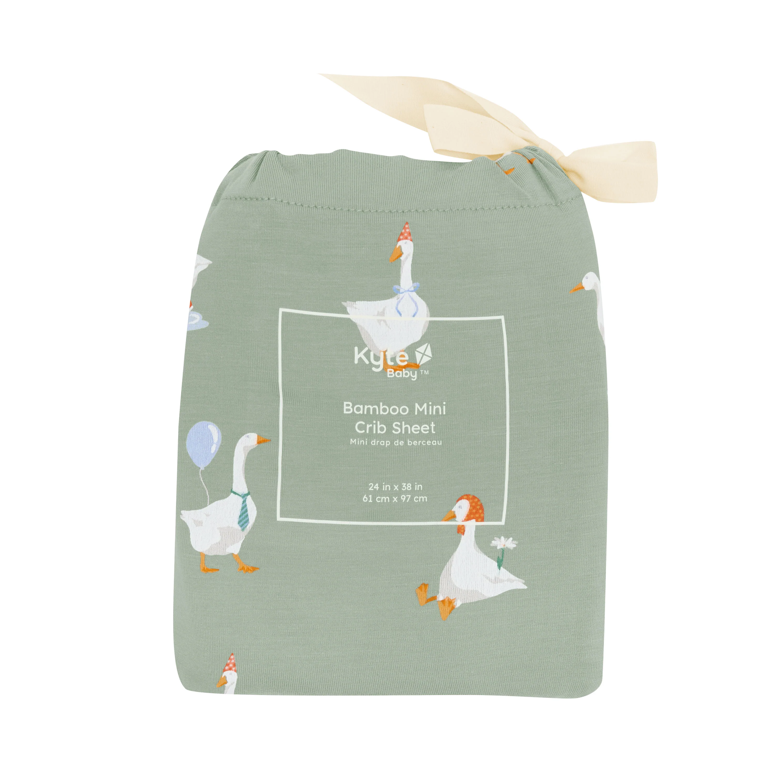 Mini Crib Sheet in Silly Goose - Image 3