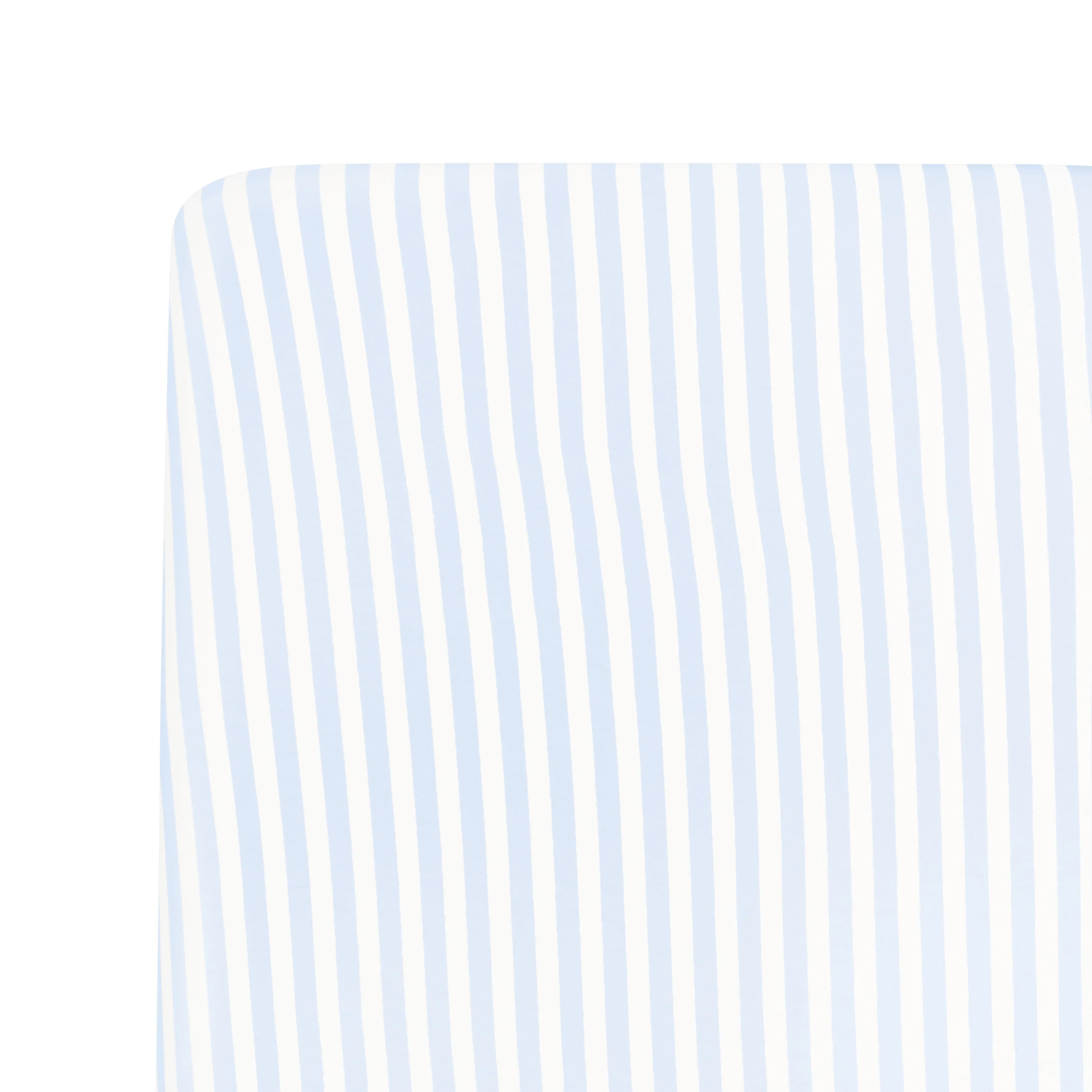 Mini Crib Sheet in Small Mist Stripe - Image 2