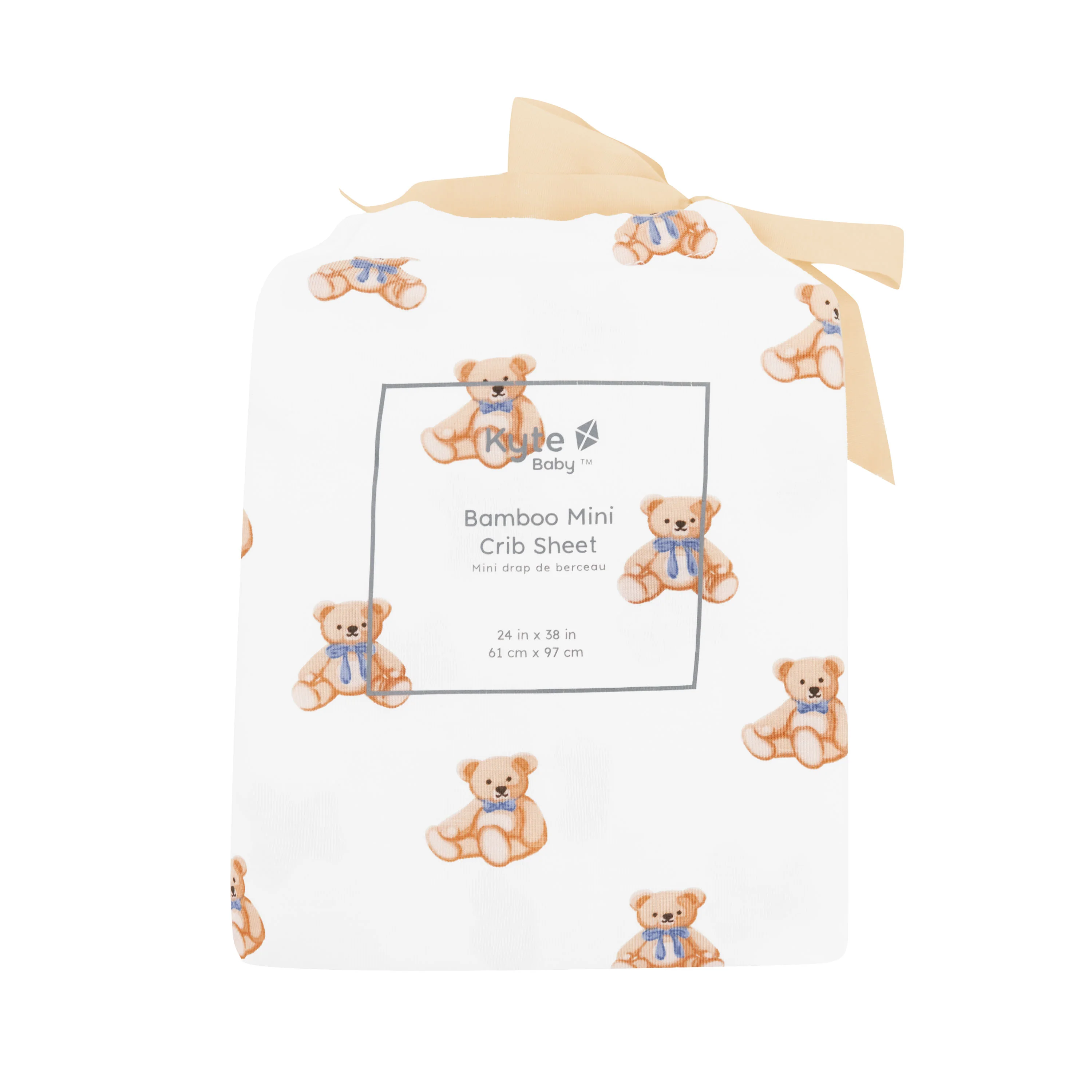 Mini Crib Sheet in Teddy Bear - Image 4