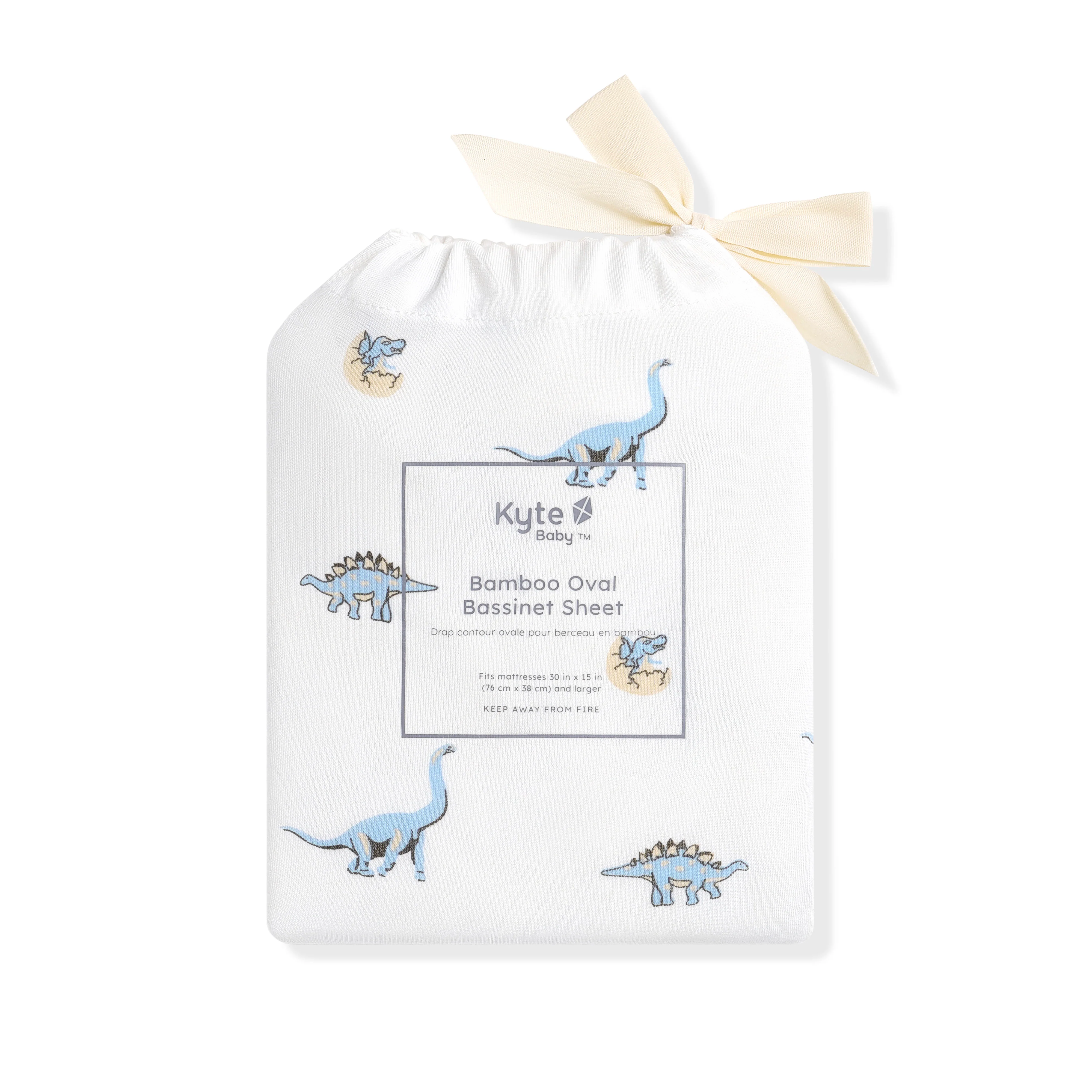 Oval Bassinet Sheet in Jurassic - Image 2