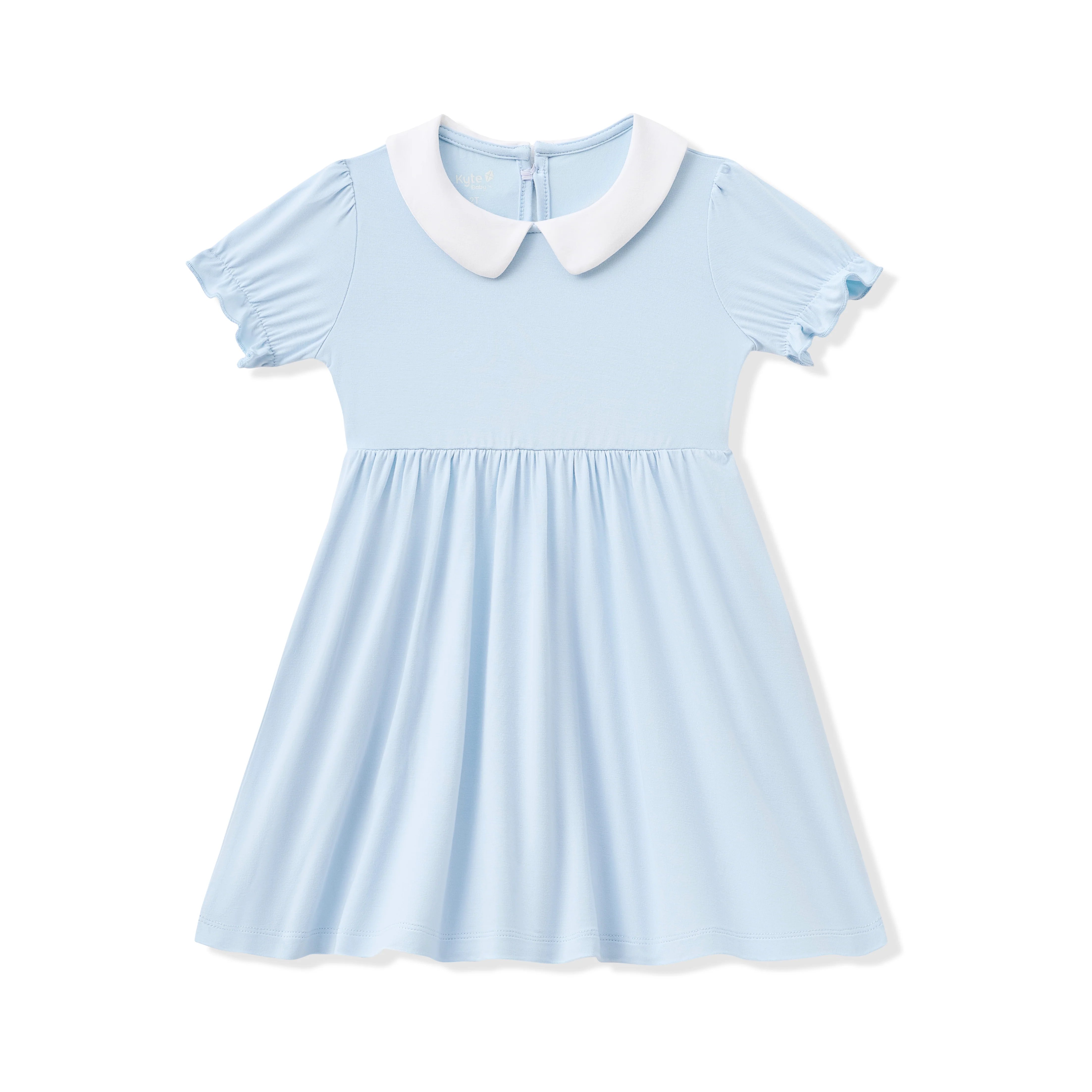 Peter Pan Collar Dress in Breeze - Image 2