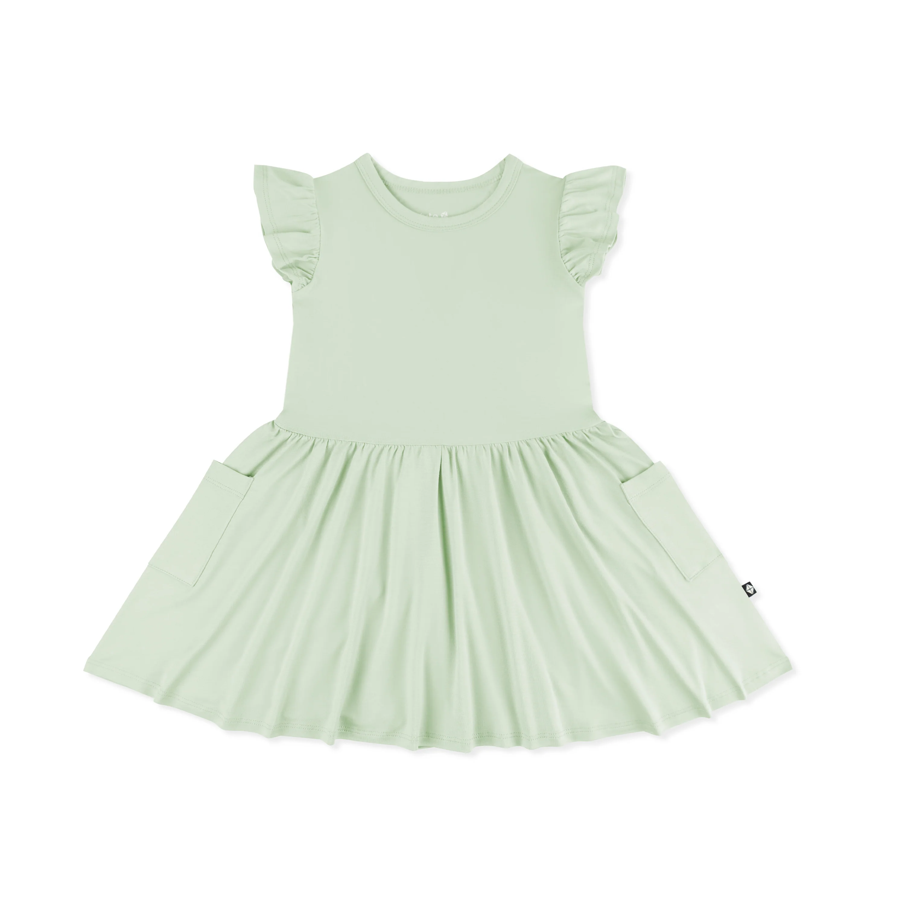 Pocket Dress in Basil - Image 2