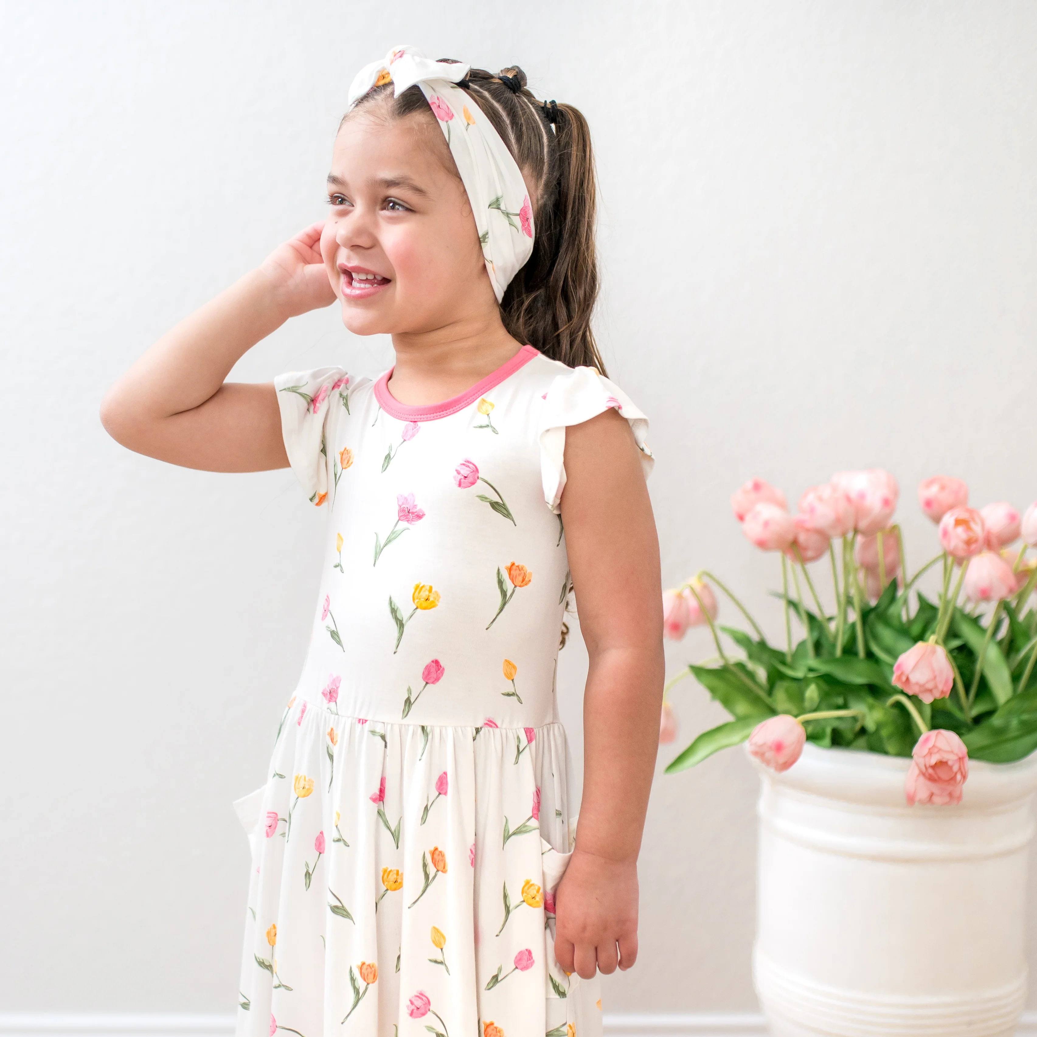 Pocket Dress in Tulip - Image 4