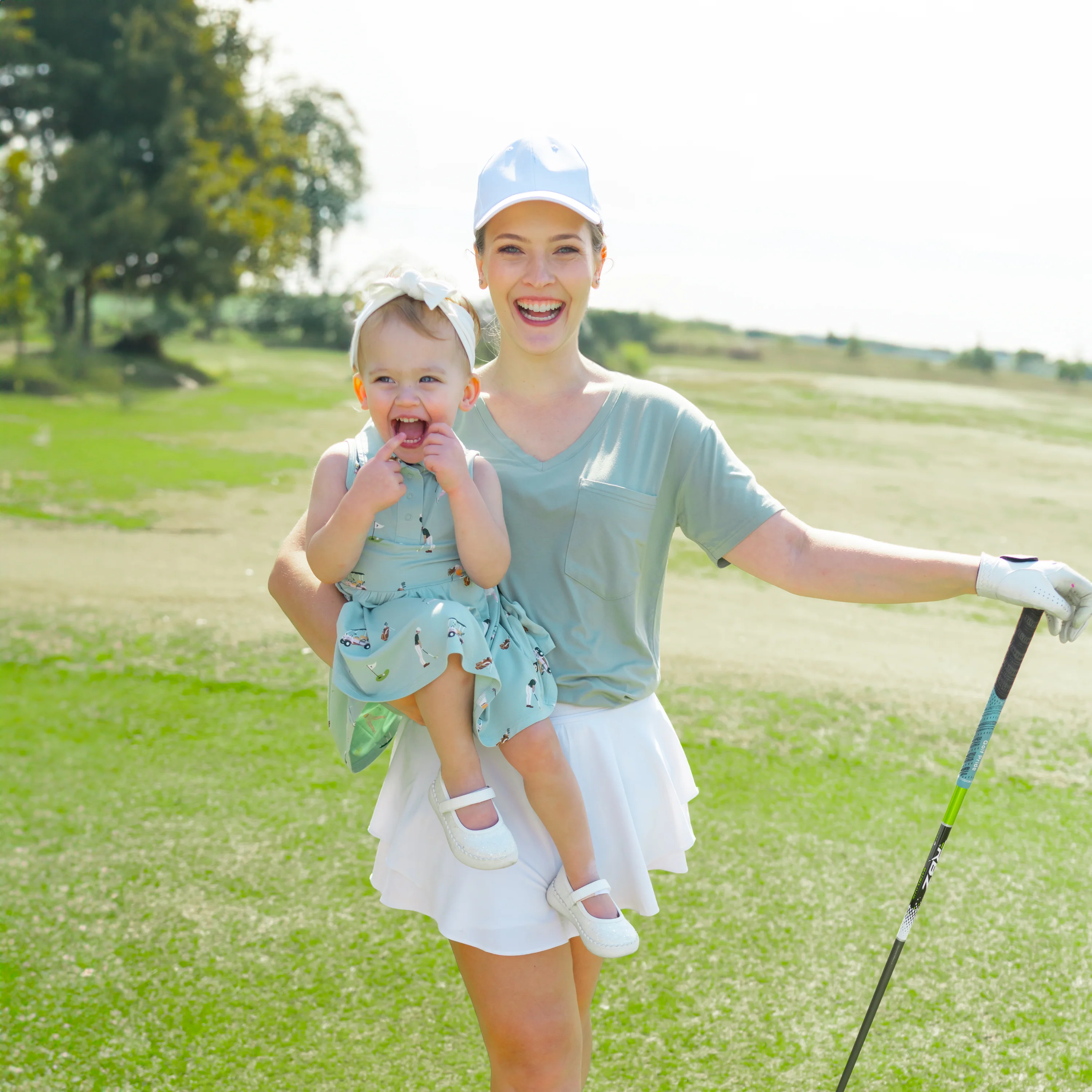 Polo Bodysuit Dress in Golf - Image 4