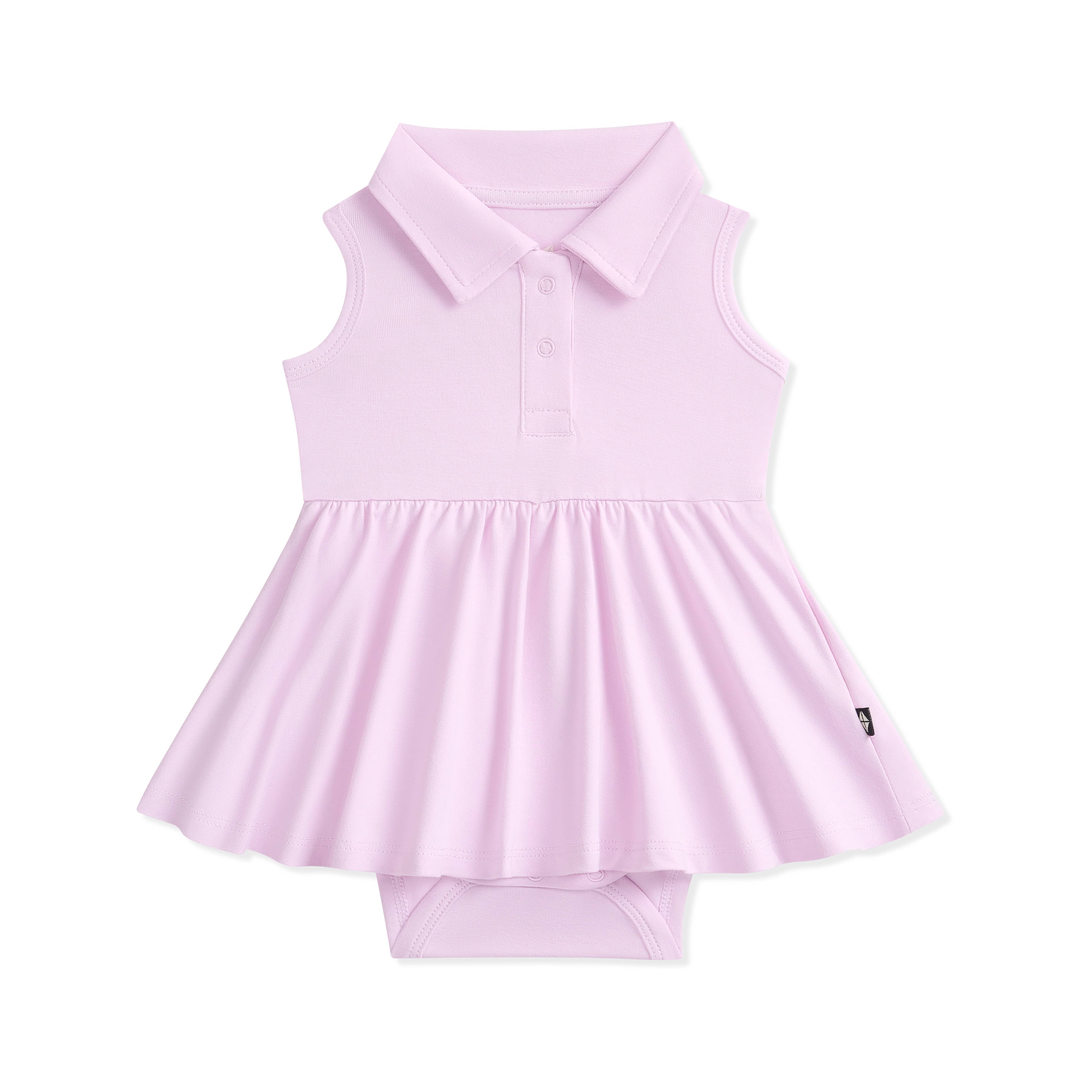 Polo Bodysuit Dress in Thistle - Image 2