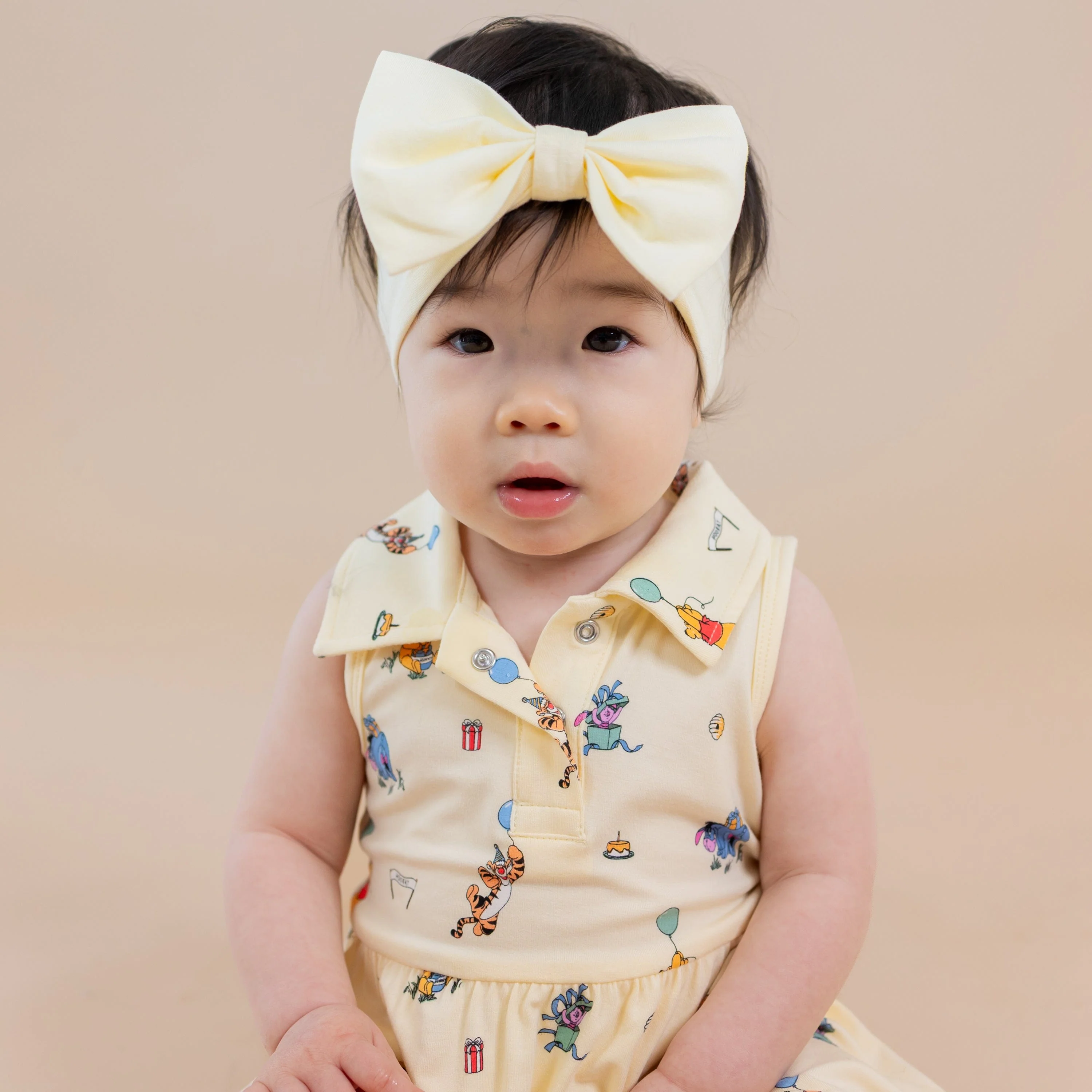 Polo Bodysuit Dress in Winnie the Pooh Celebration - Image 3