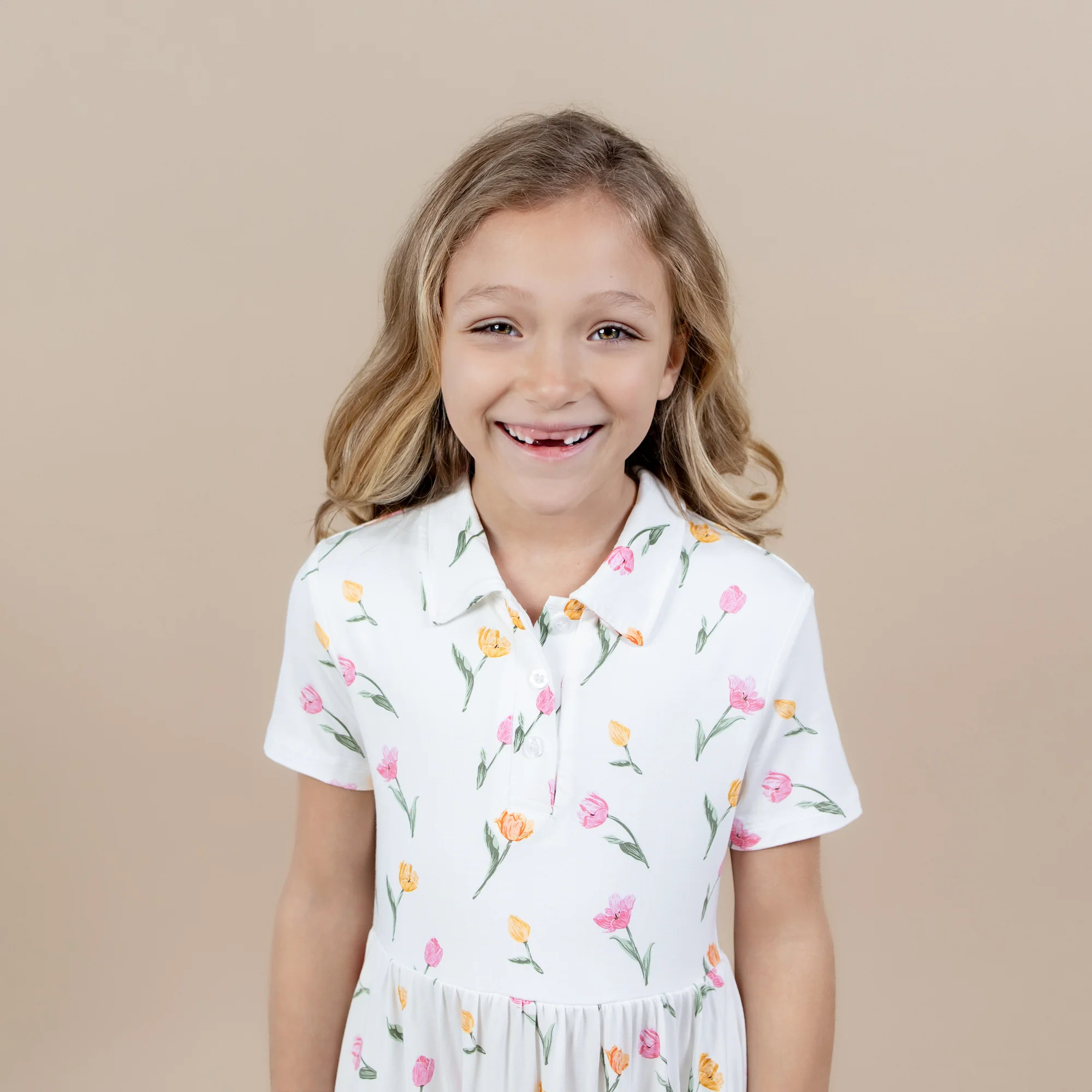 Polo Dress in Tulip - Image 3