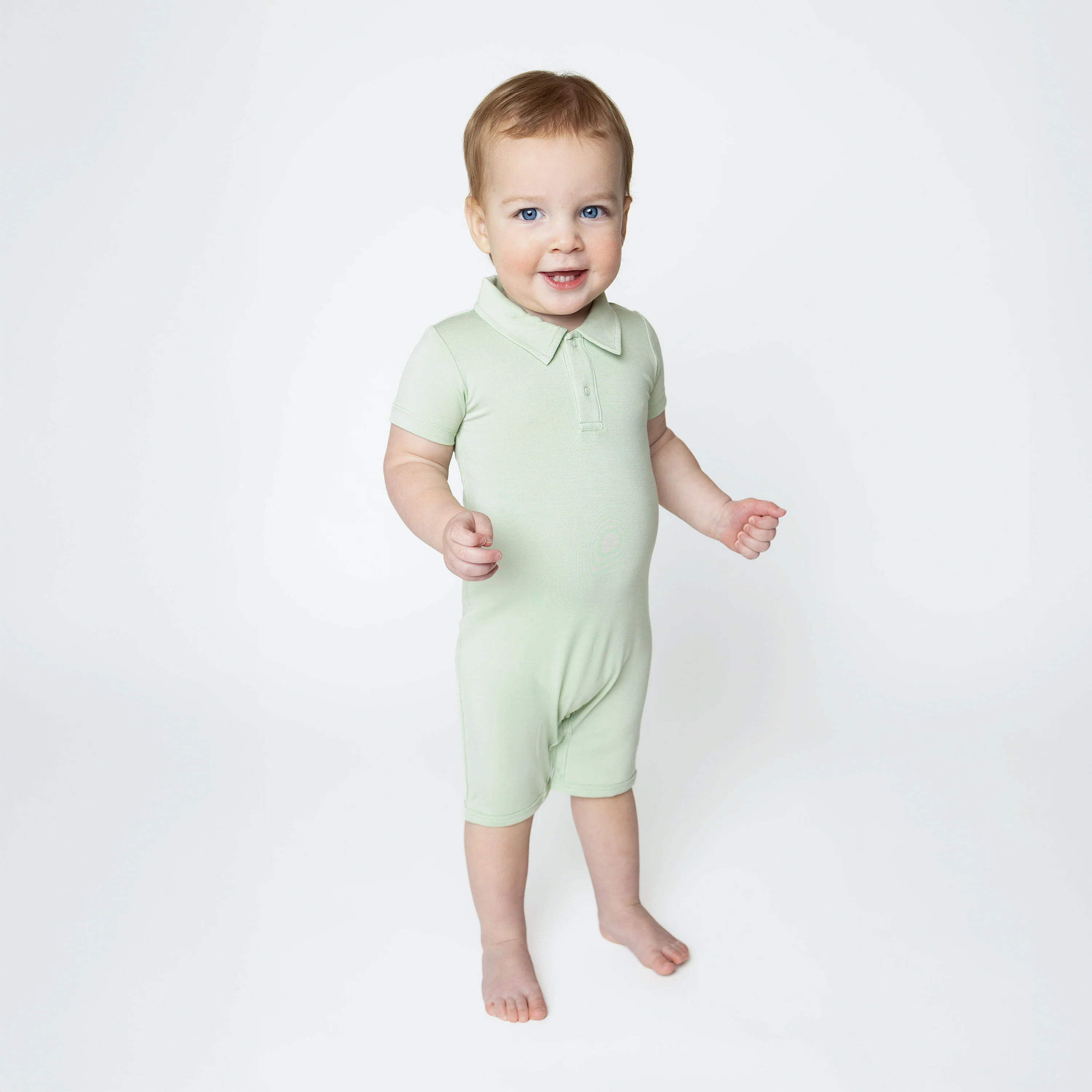 Polo Shortall in Basil - Image 3