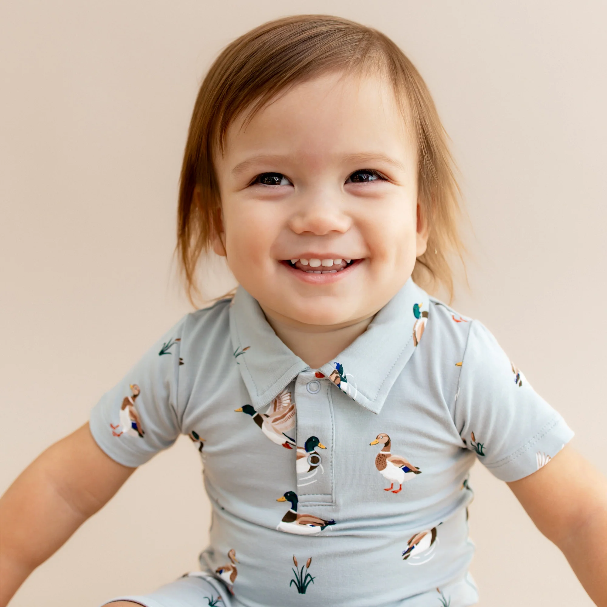 Polo Shortall in Mallard Duck - Image 4