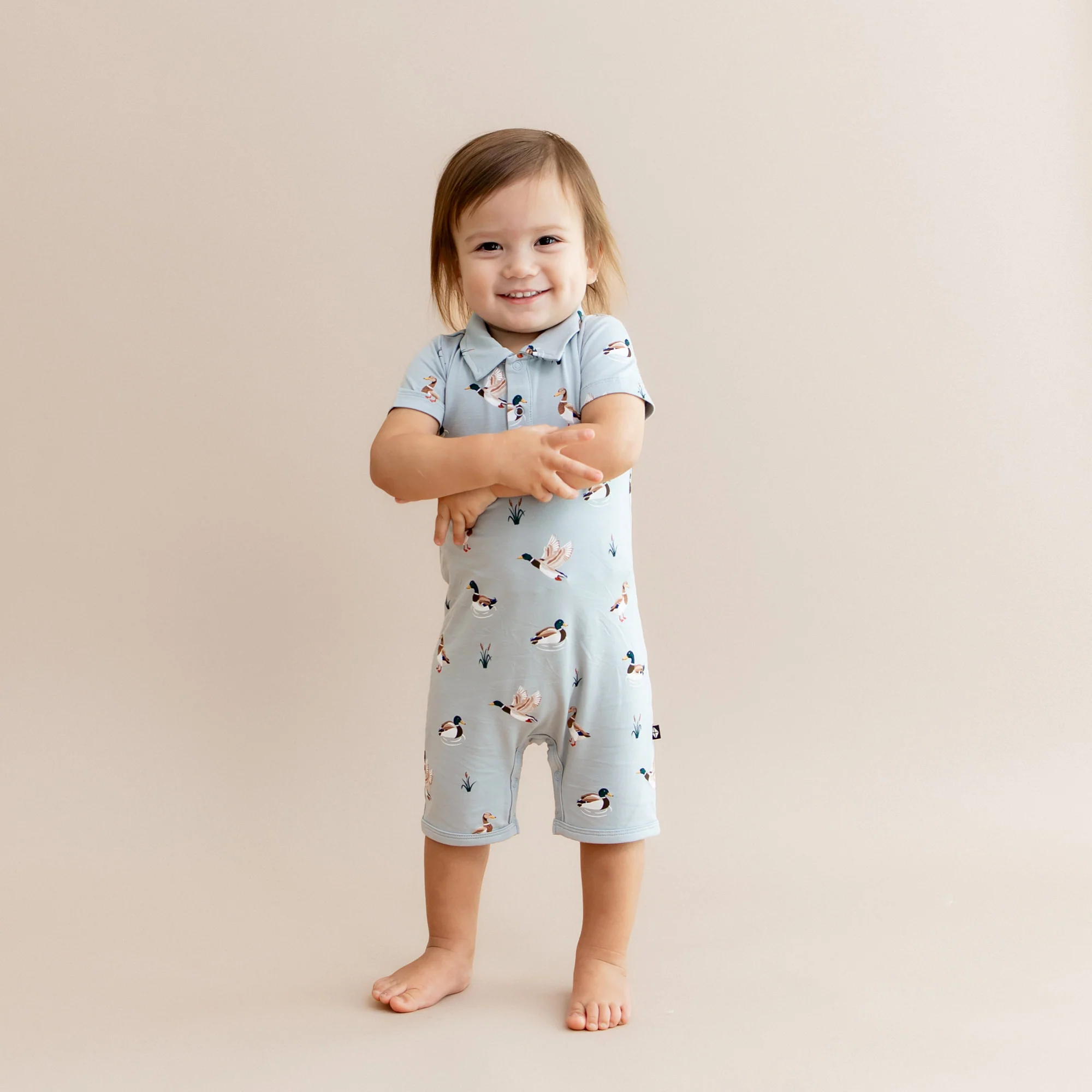Polo Shortall in Mallard Duck - Image 5